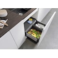 Blanco Mülltrennsystem »Select II 60/2«, 2 Behälter, Kunststoff, Stahlblech, 600 mm Untermass