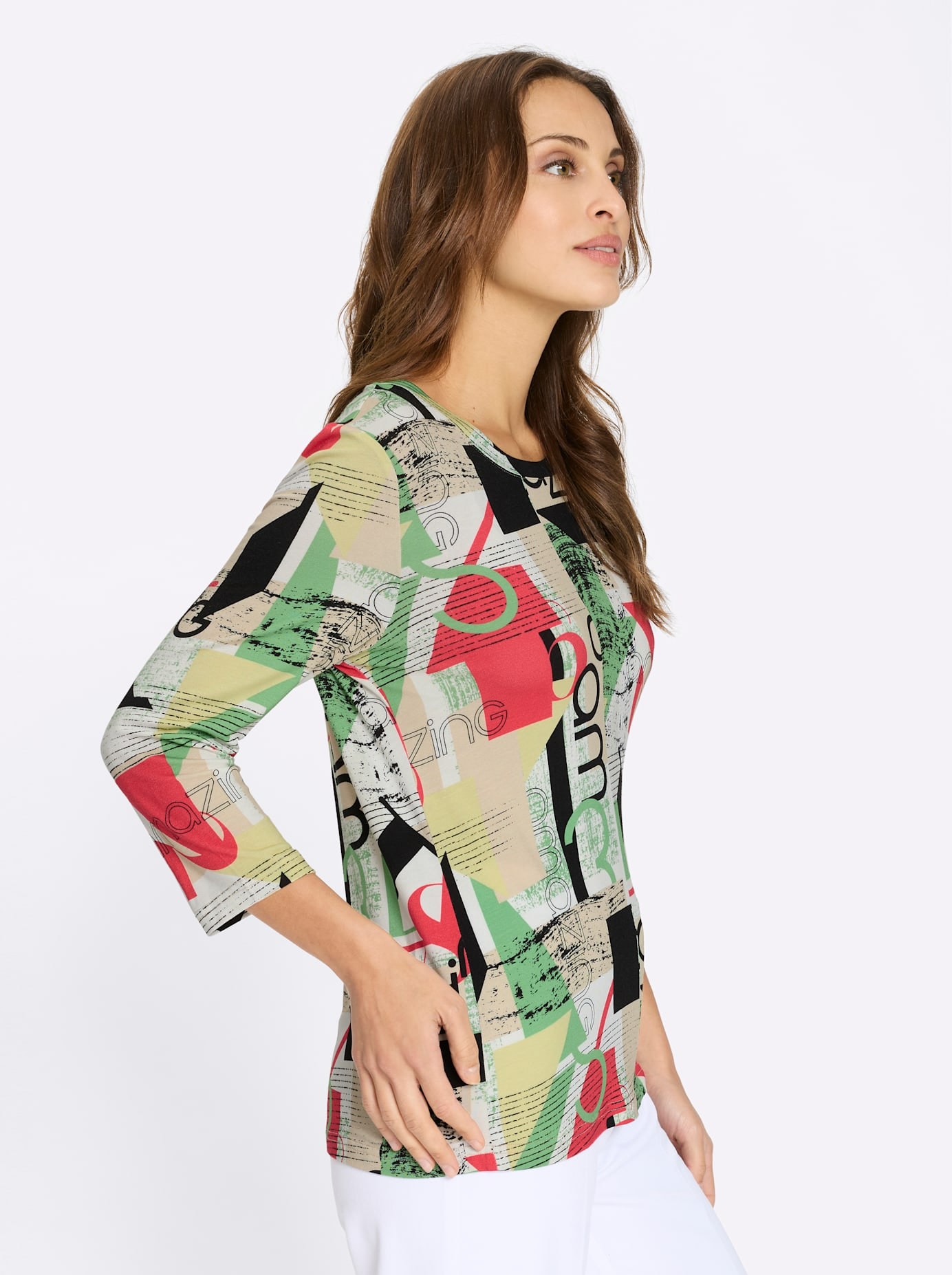 Inspirationen 3/4-Arm-Shirt »Print-Shirt« 1 tlg.