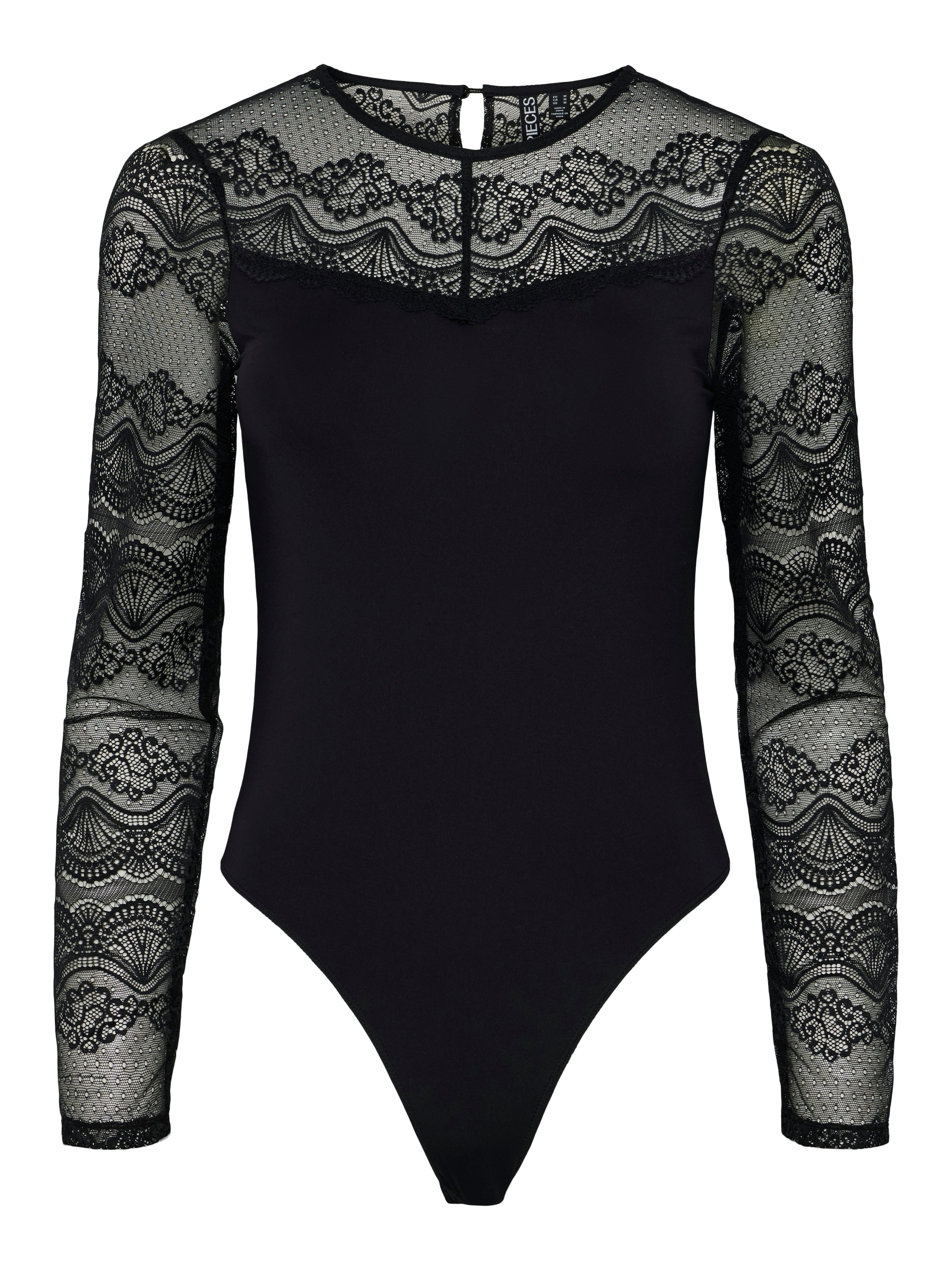 pieces Langarmbody »PCSINNA LS BODYSTOCKING NOOS«
