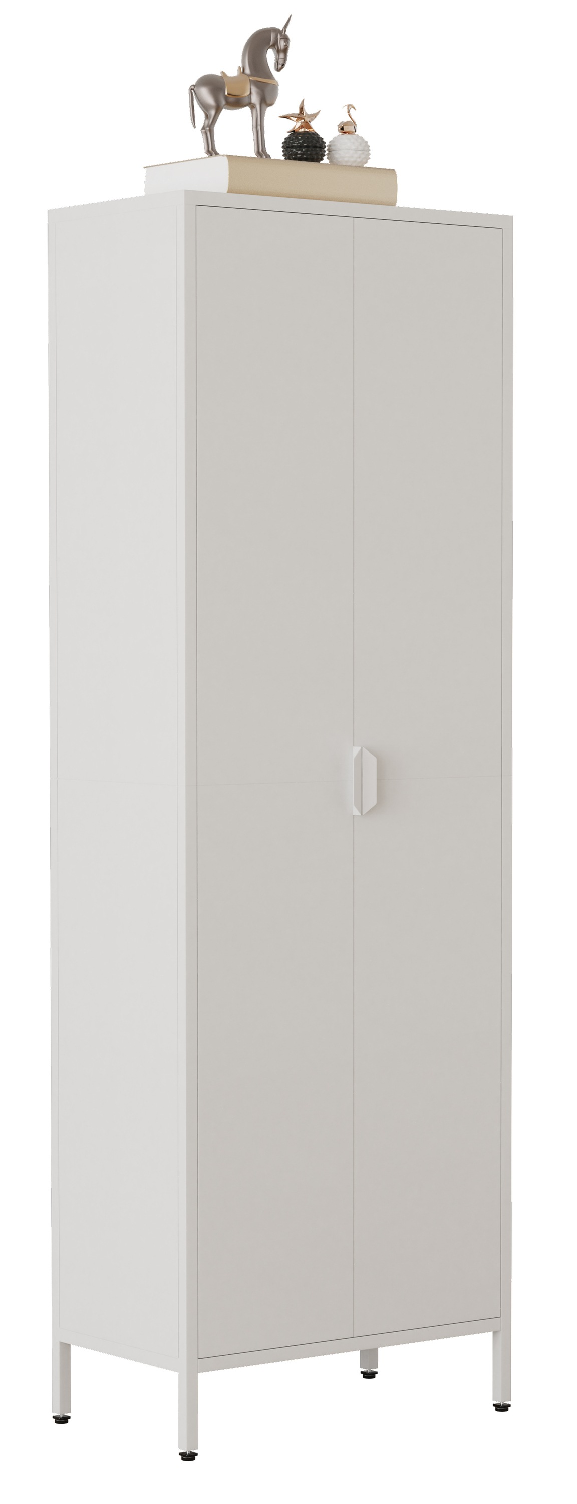 VCM Aktenschrank »Stahl Schrank Büroschrank Dielenschrank Flokas XL« 1 Stk. tlg.