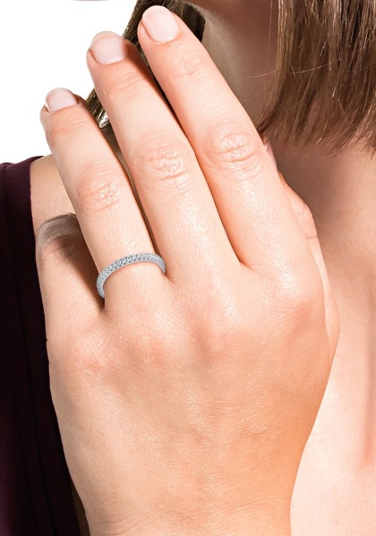 Amor Fingerring »2034166-/427-/428, 2034429-/430-/431«, mit Zirkonia (synth.)