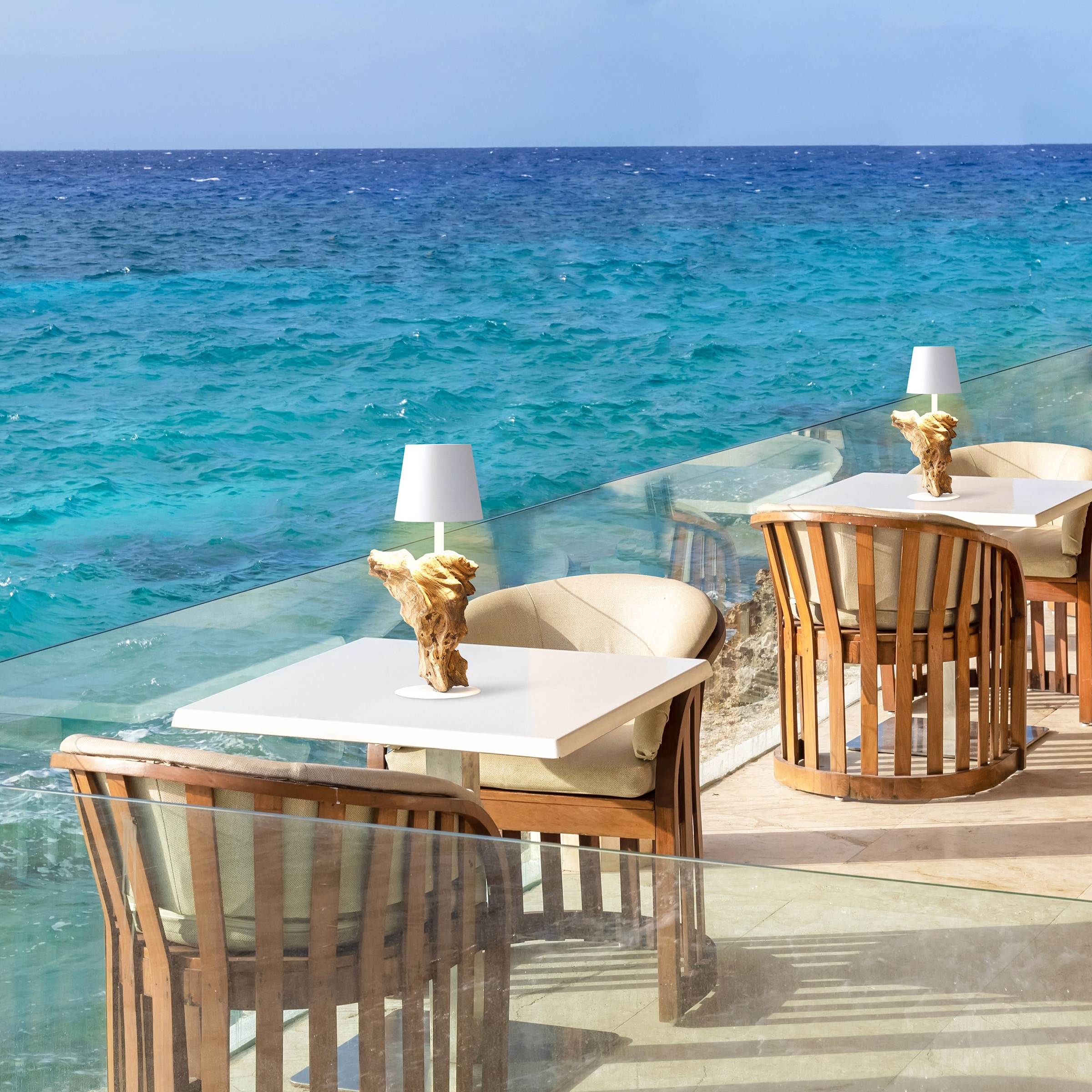 SalesFever LED Tischleuchte »Akku« 1 Stk. Warmweiß tragbar und wiederaufladbar,  stufenloses Dimmen