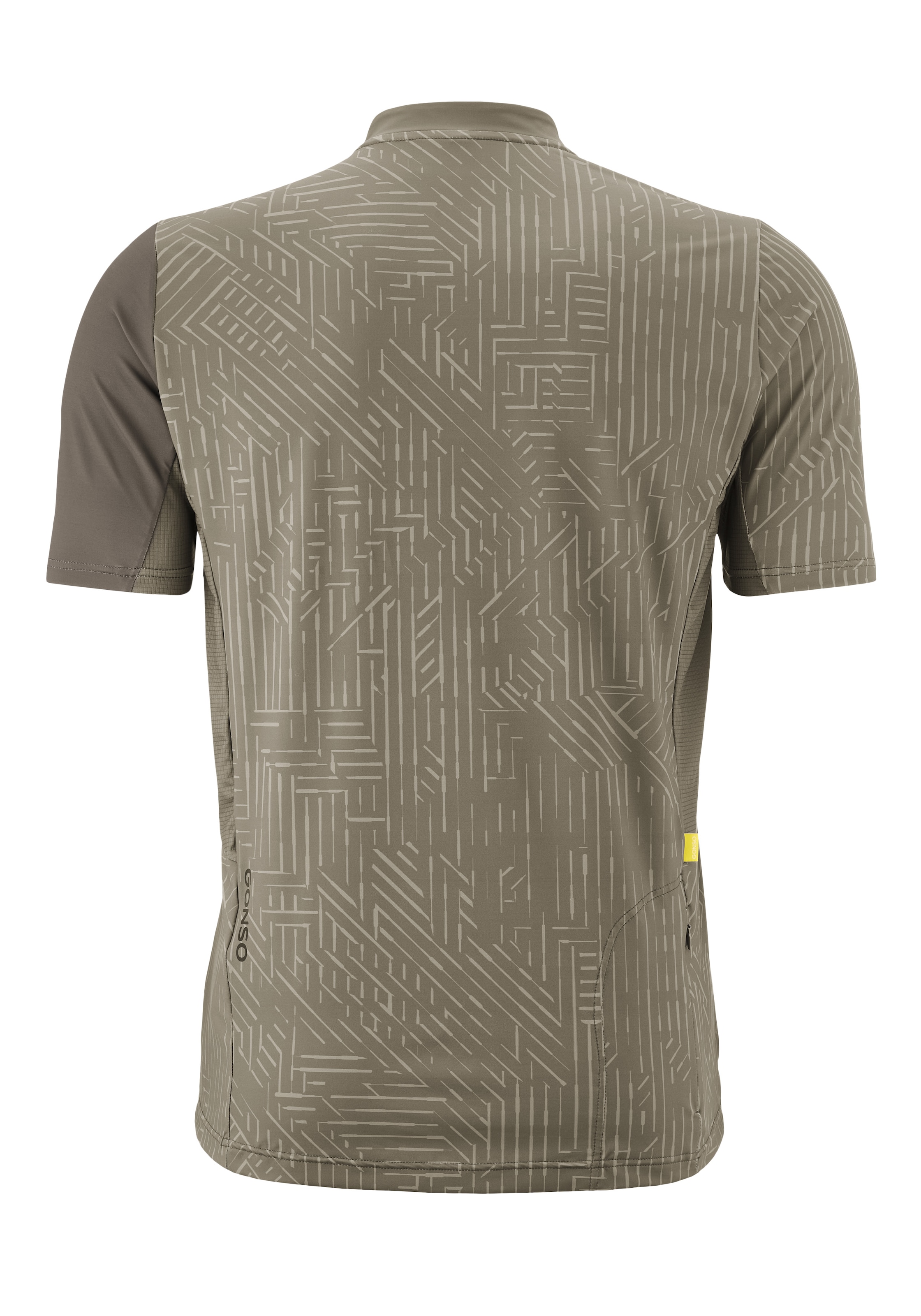 Gonso Radtrikot »Adventure Jersey Halfzip M« Herren Fahrradtrikot kurzarm, Rückentasche mit RV, Quick-Dry, Slim Fit