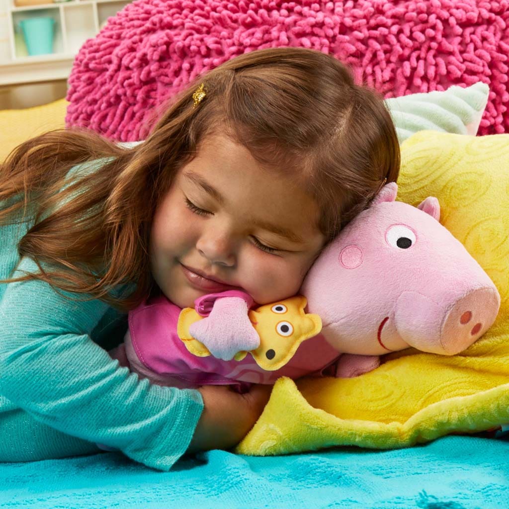 Hasbro Plüschfigur »Peppa Pig - Schlummermusik Peppa«, singt 3 Lieder, gähnt, schnarcht und kichert