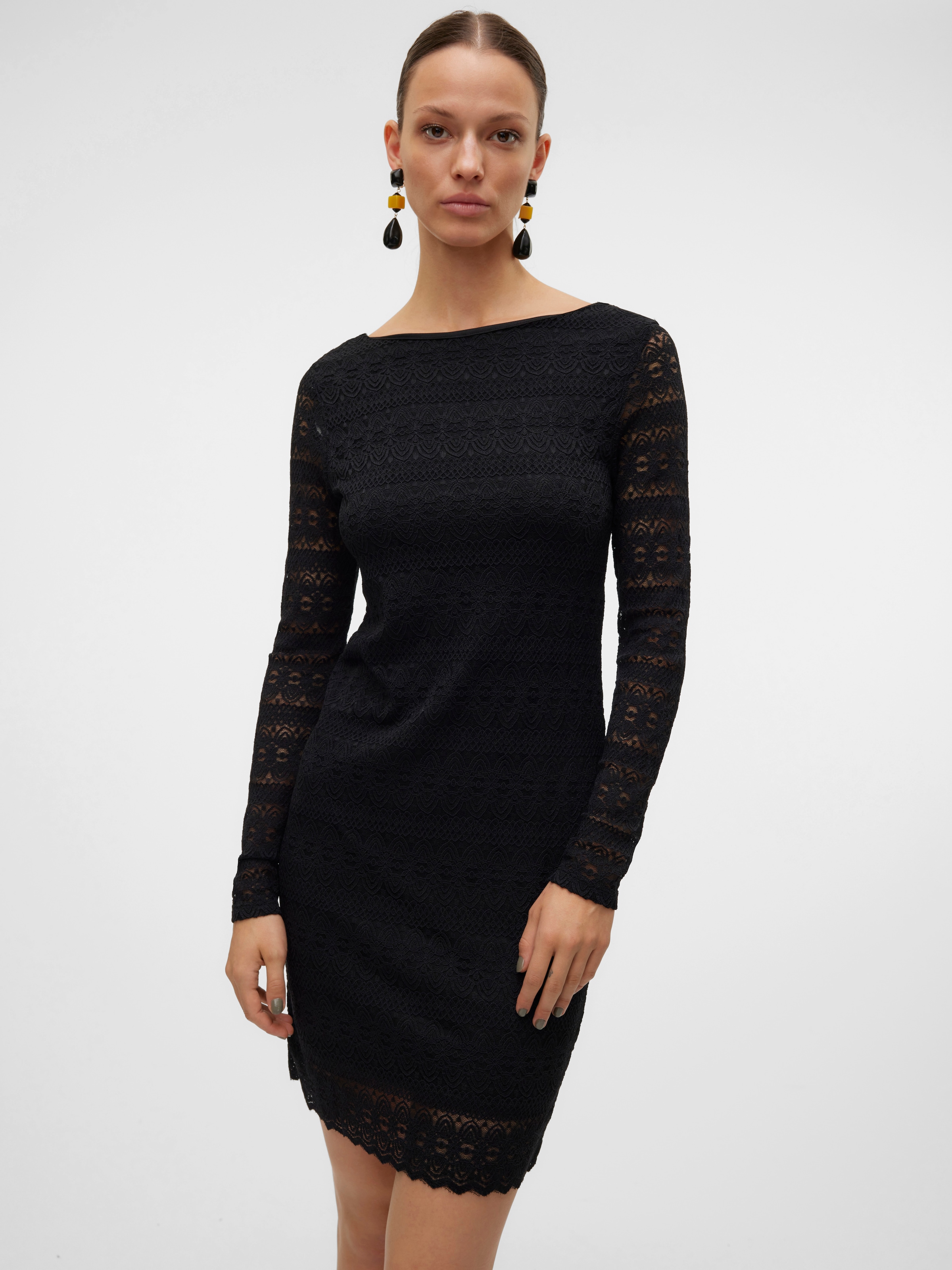 Spitzenkleid »VMZOE 2-WAY LS SHORT DRESS JRS NOOS«