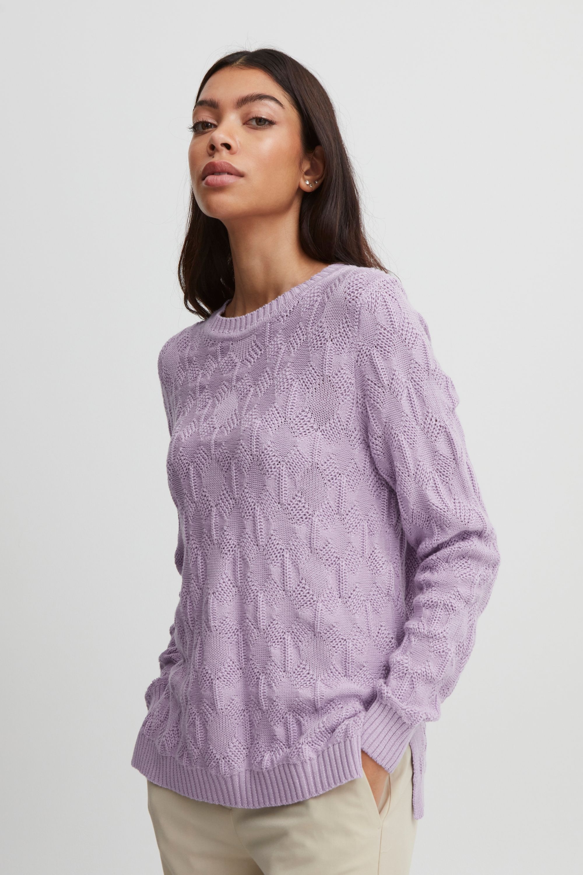 b.young Strickfleece-Pullover »Strickpullover BYMilja«