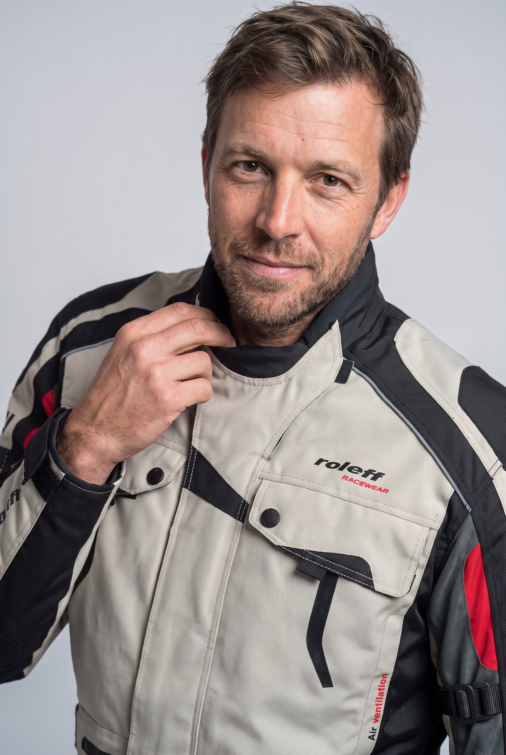 roleff Motorradjacke »CHICAGO« Mit Sicherheitsstreifen