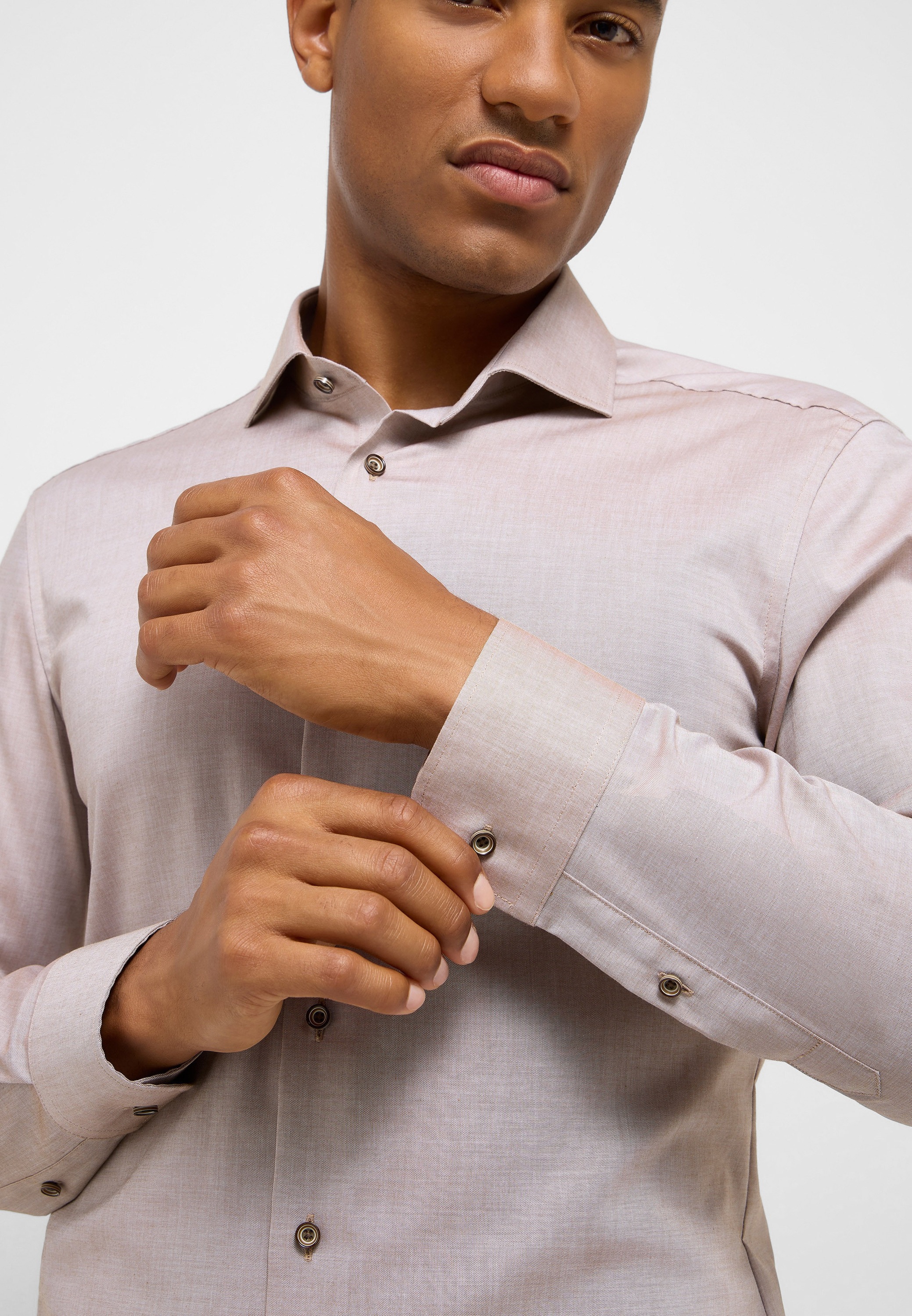 Eterna Langarmhemd »SLIM FIT«, NON IRON (bügelfrei)