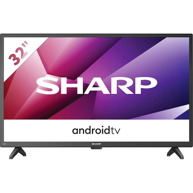 Sharp LED-Fernseher, 81 cm/32 Zoll, HD ready, Android TV ➥ 3 Jahre XXL  Garantie | UNIVERSAL