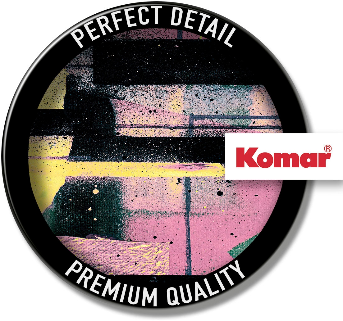 Komar Wandbild »Colorful Forte«, (1 St.), Deutsches Premium-Poster Fotopapier mit seidenmatter Oberfläche und hoher Lichtbeständigkeit. Für fotorealistische Drucke mit gestochen scharfen Details und hervorragender Farbbrillanz.