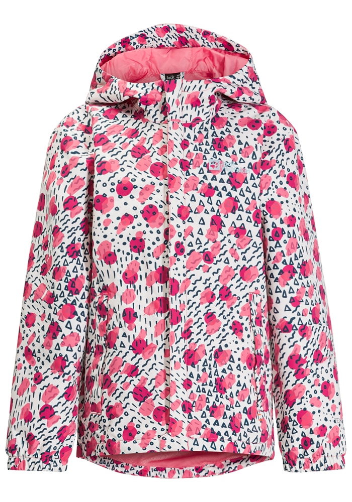 Outdoorjacke »VILLI 2L PRINT JACKET K«, mit Kapuze