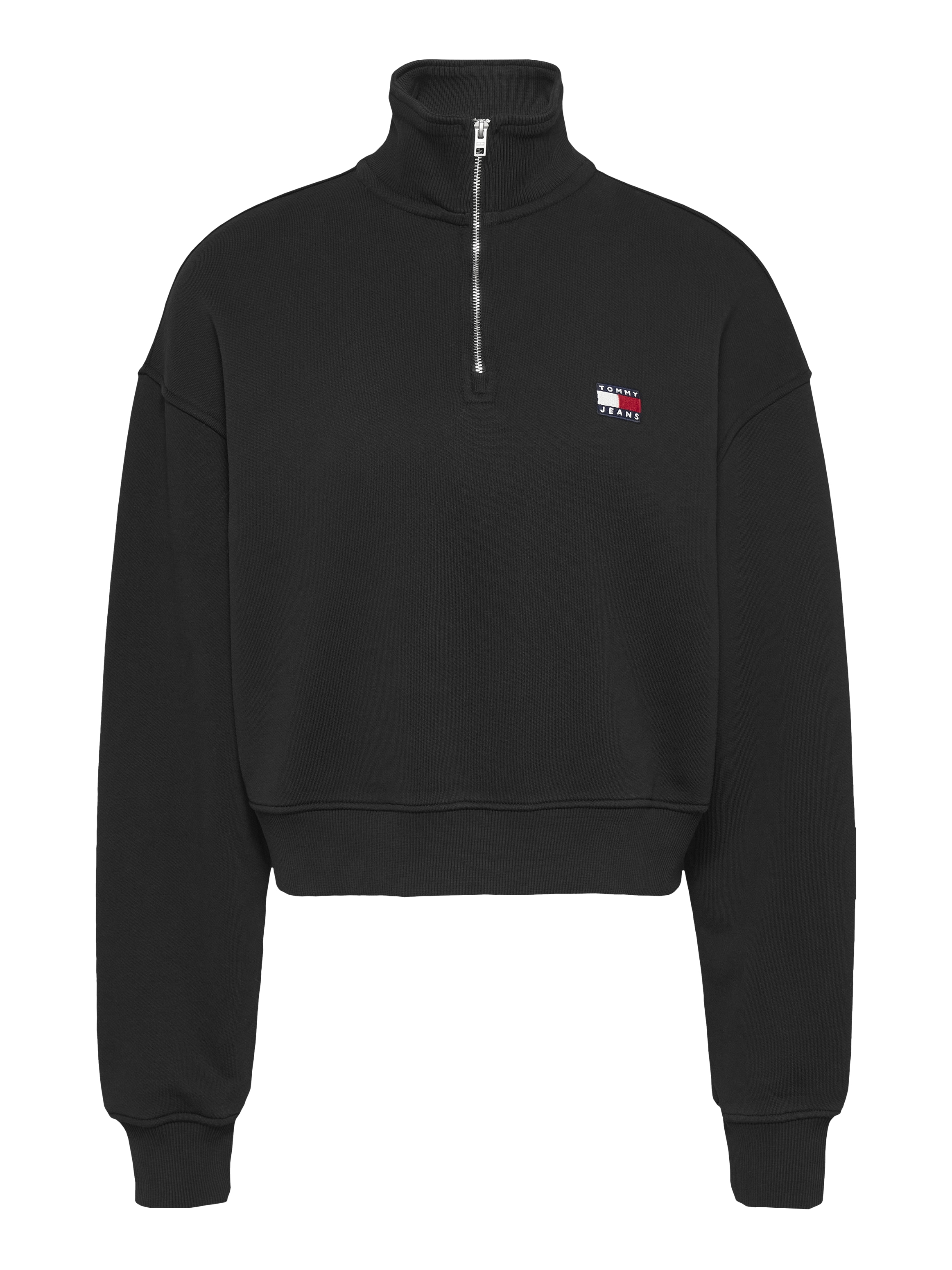 Tommy Jeans Sweatshirt »TJW BXY CRP BADGE 1/4ZIP«, mit Logo-Badge