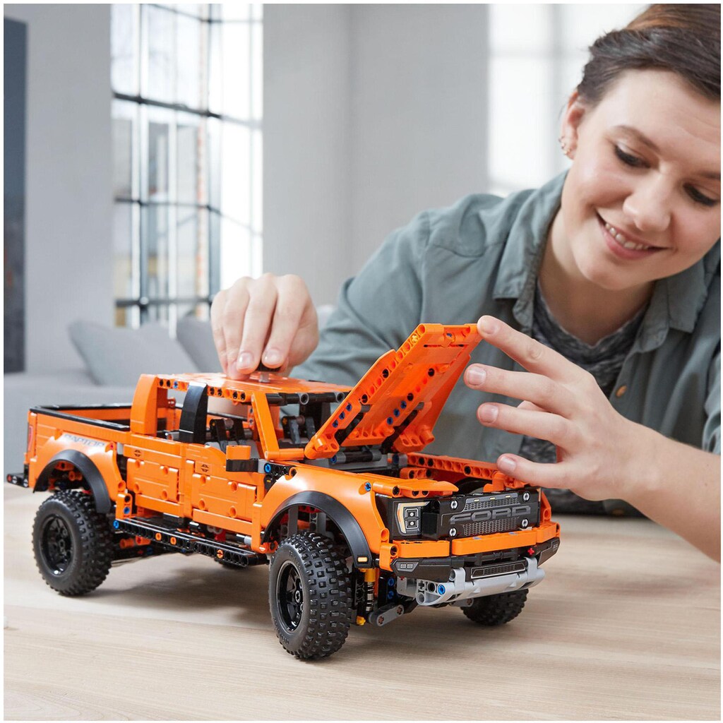 LEGO® Konstruktionsspielsteine »Ford® F-150 Raptor (42126), LEGO® Technic«, (1379 St.), Made in Europe
