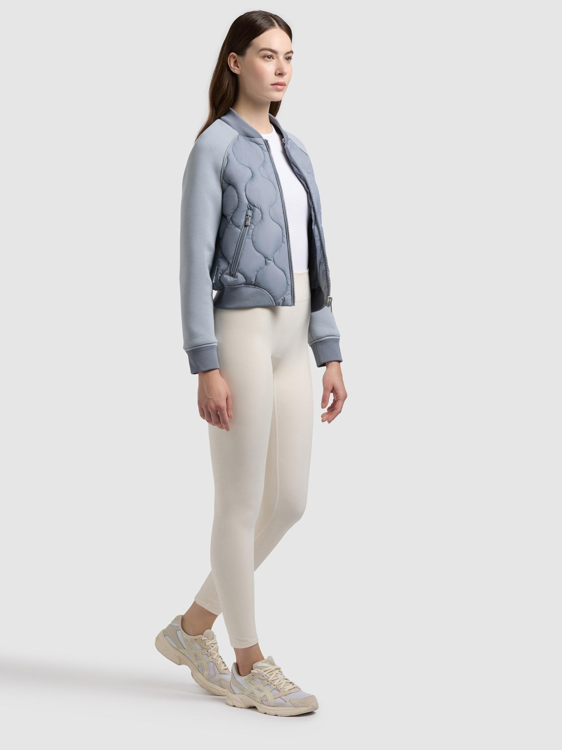 khujo Funktionsjacke »Funktionsjacke Malaya« mit Kapuze Gesteppte Bomberjacke für den Übergang