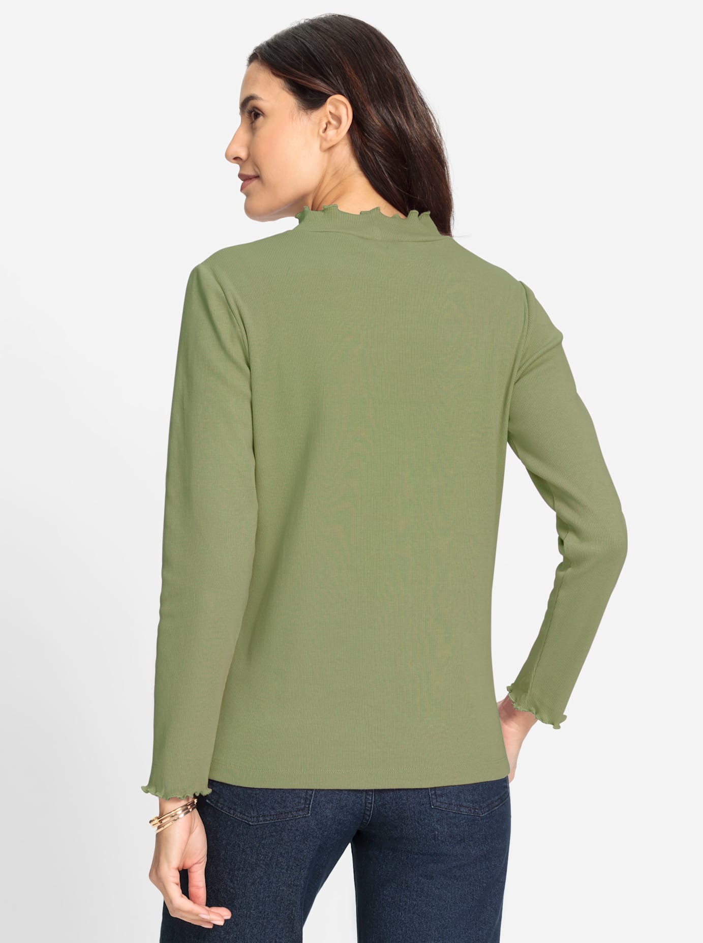 Inspirationen Stehkragenshirt »Stehkragen-Shirt«, (1 tlg.)