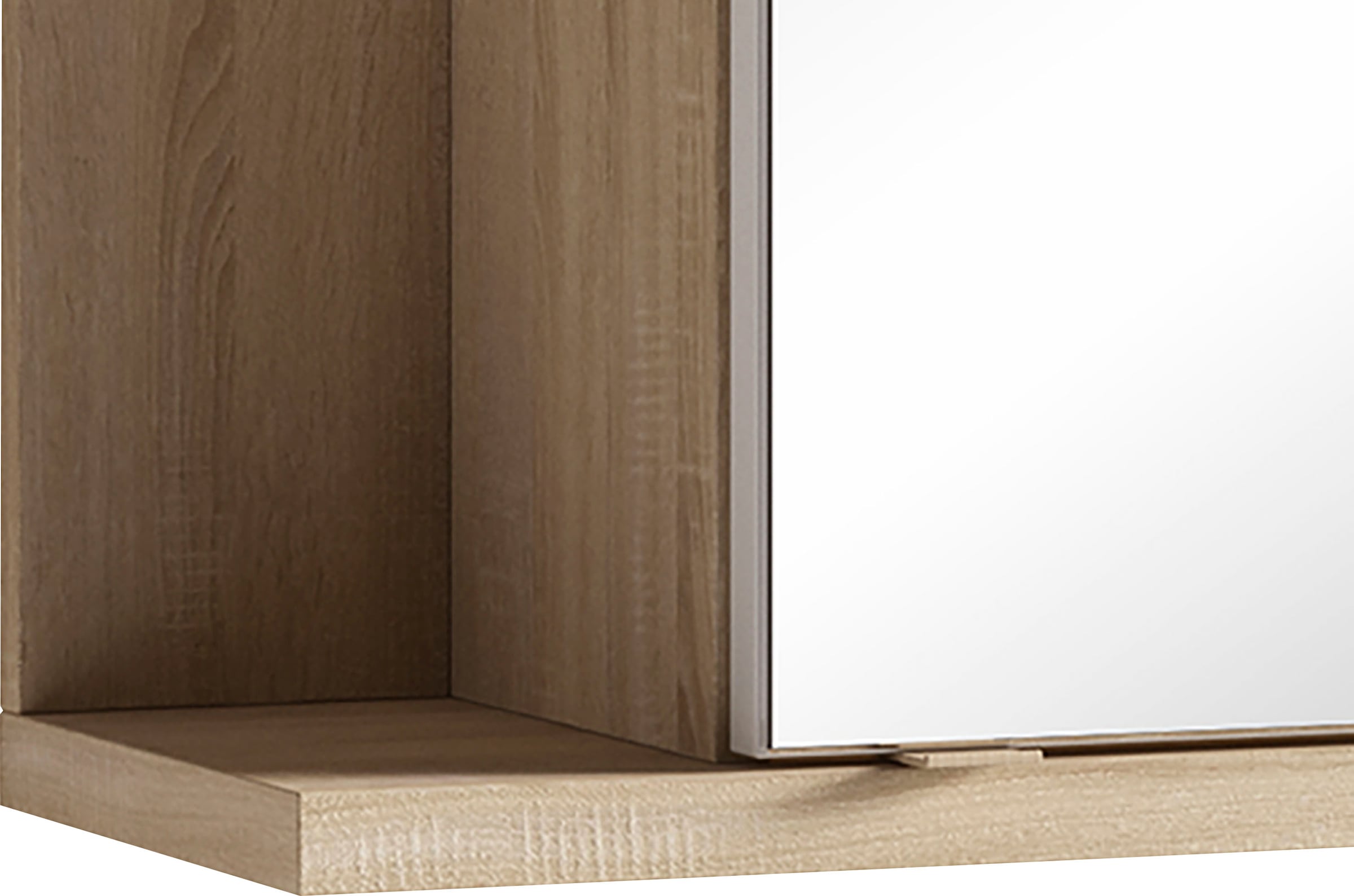 byLIVING Spiegelschrank »Nebraska«, Breite 60 cm, mit großer Spiegeltür und viel Stauraum