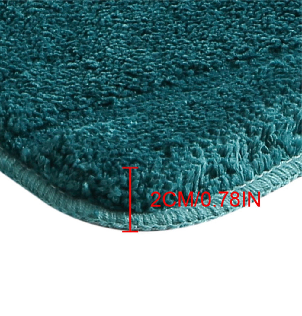 my home Badematte »Josie, Badvorleger, Badezimmer Teppich«, rutschhemmend beschichtet, fußbodenheizungsgeeignet-schnell trocknend-strapazierfähig, Badteppich, Badematten, rechteckig, rund & als 3-tlg. Set erhältlich