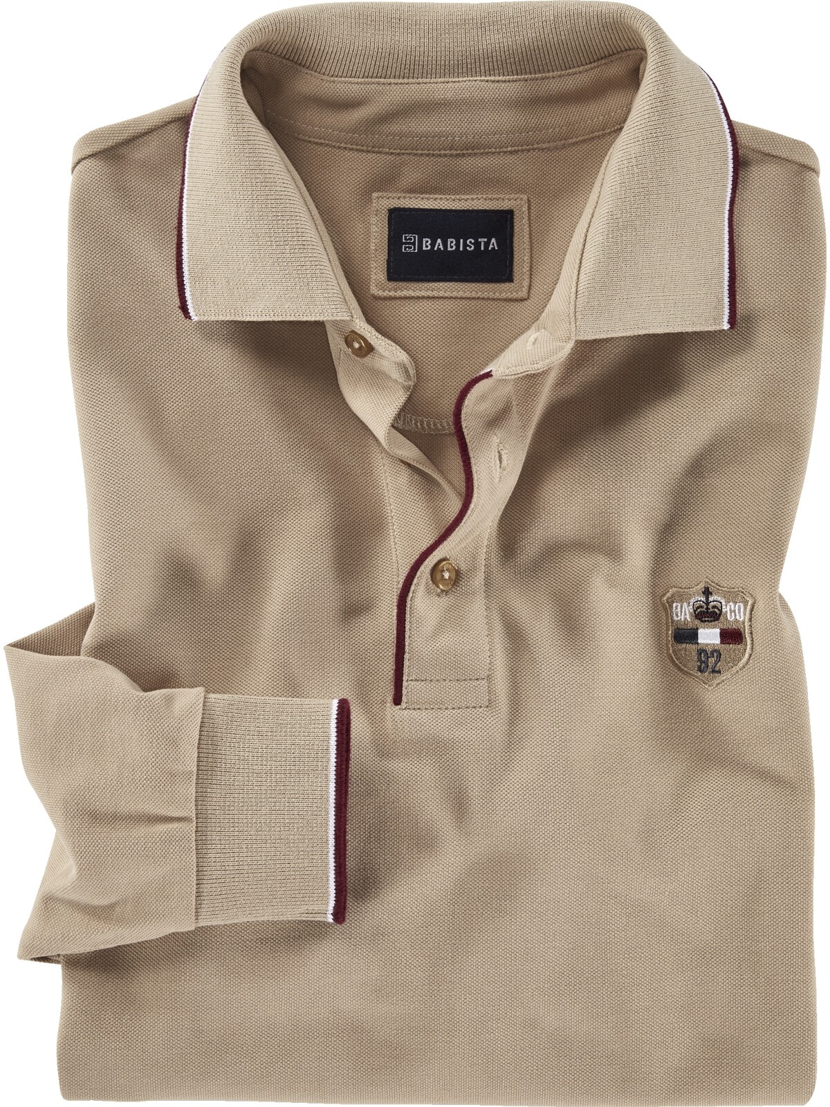 Babista Langarm-Poloshirt »Langarm-Poloshirt MILANVETZO«, (1 tlg.), hochwertige Piqué-Baumwolle
