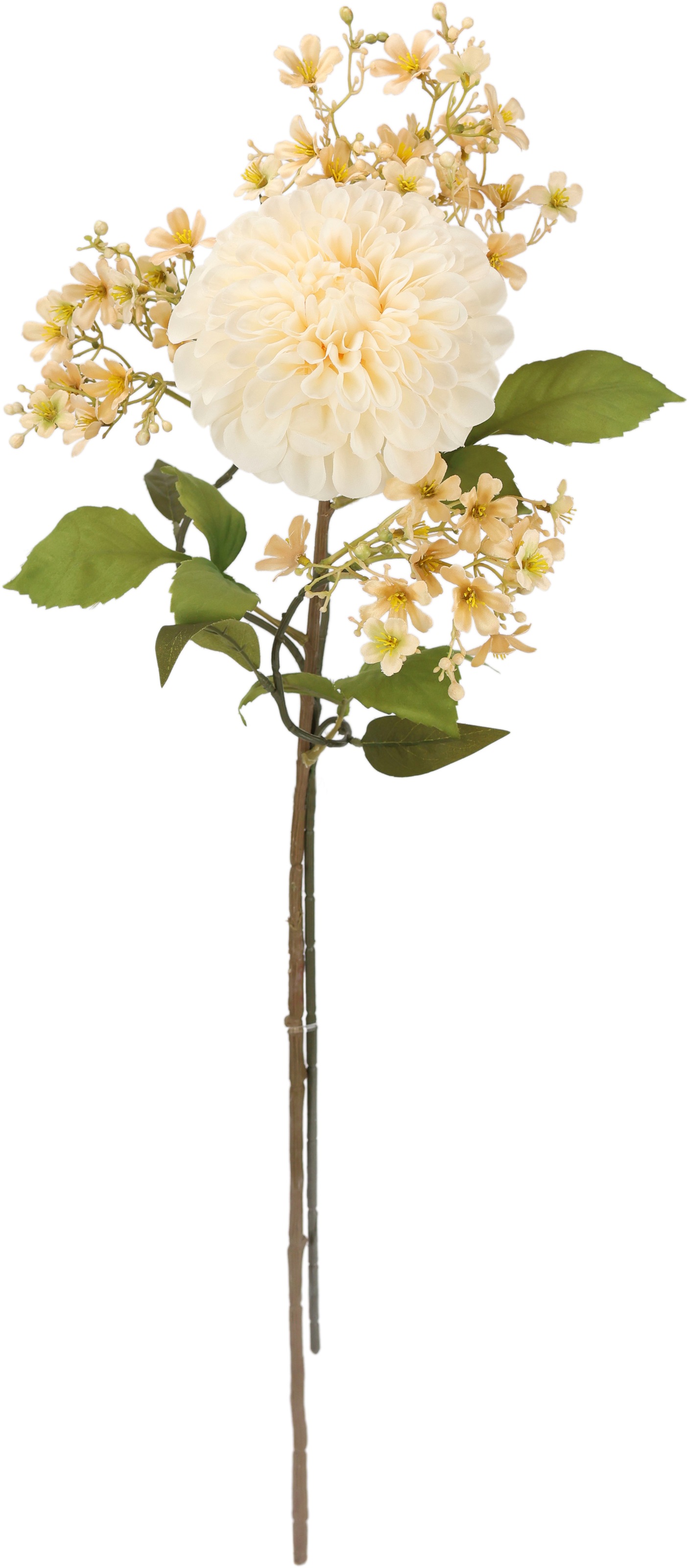 I.GE.A. Kunstblume »Stielblumen-Sortiment Dahlie Blütenzweig« Zweig Seidenblume Einzelblume Herbstliche Künstliche Blumen Dekoblumen