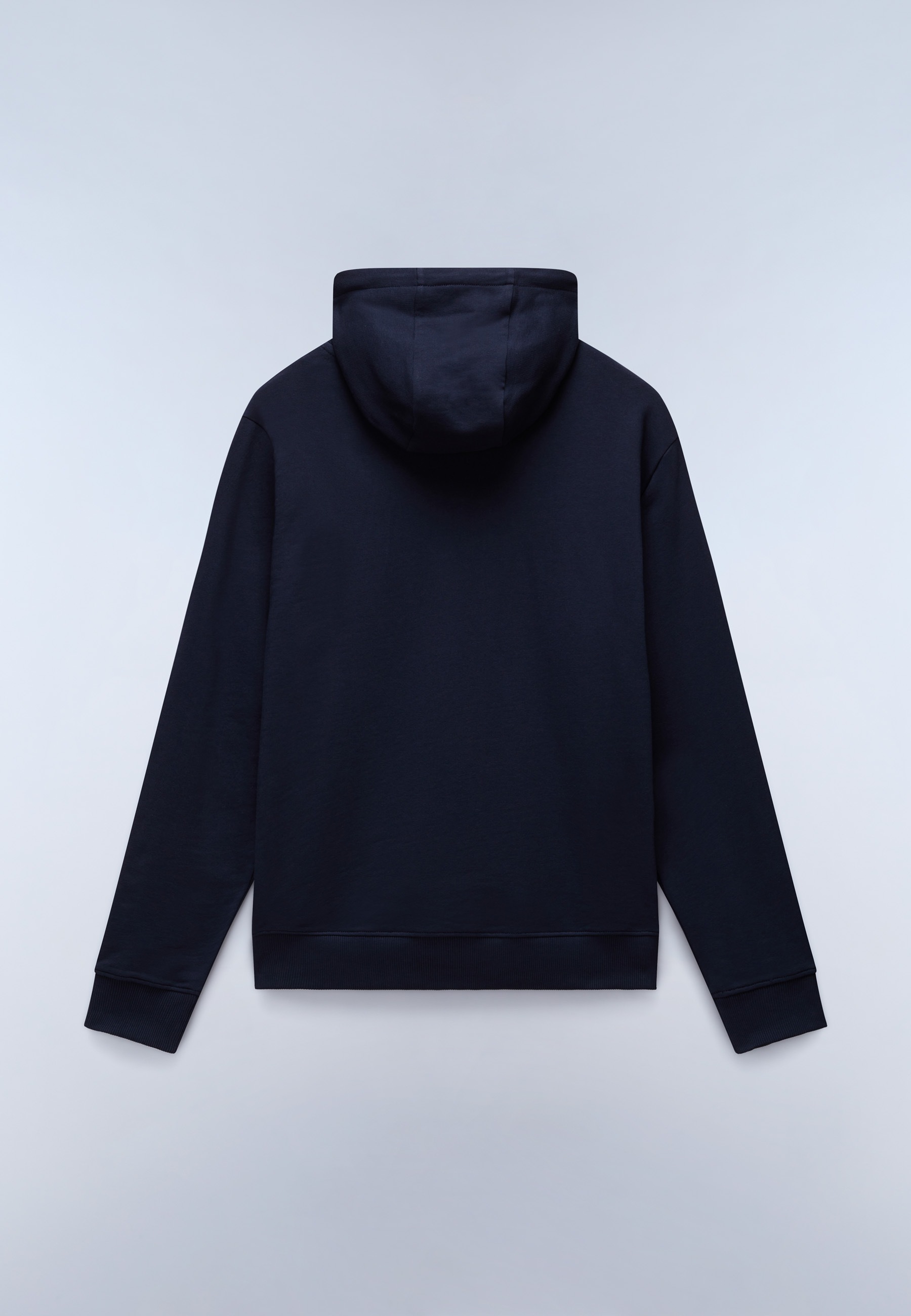Napapijri Kapuzensweatshirt »BALIS H SUM BLU MARINE«, Mit Markenlabel an der Seite; mit Rippbündchen an Saum und Ärmeln

