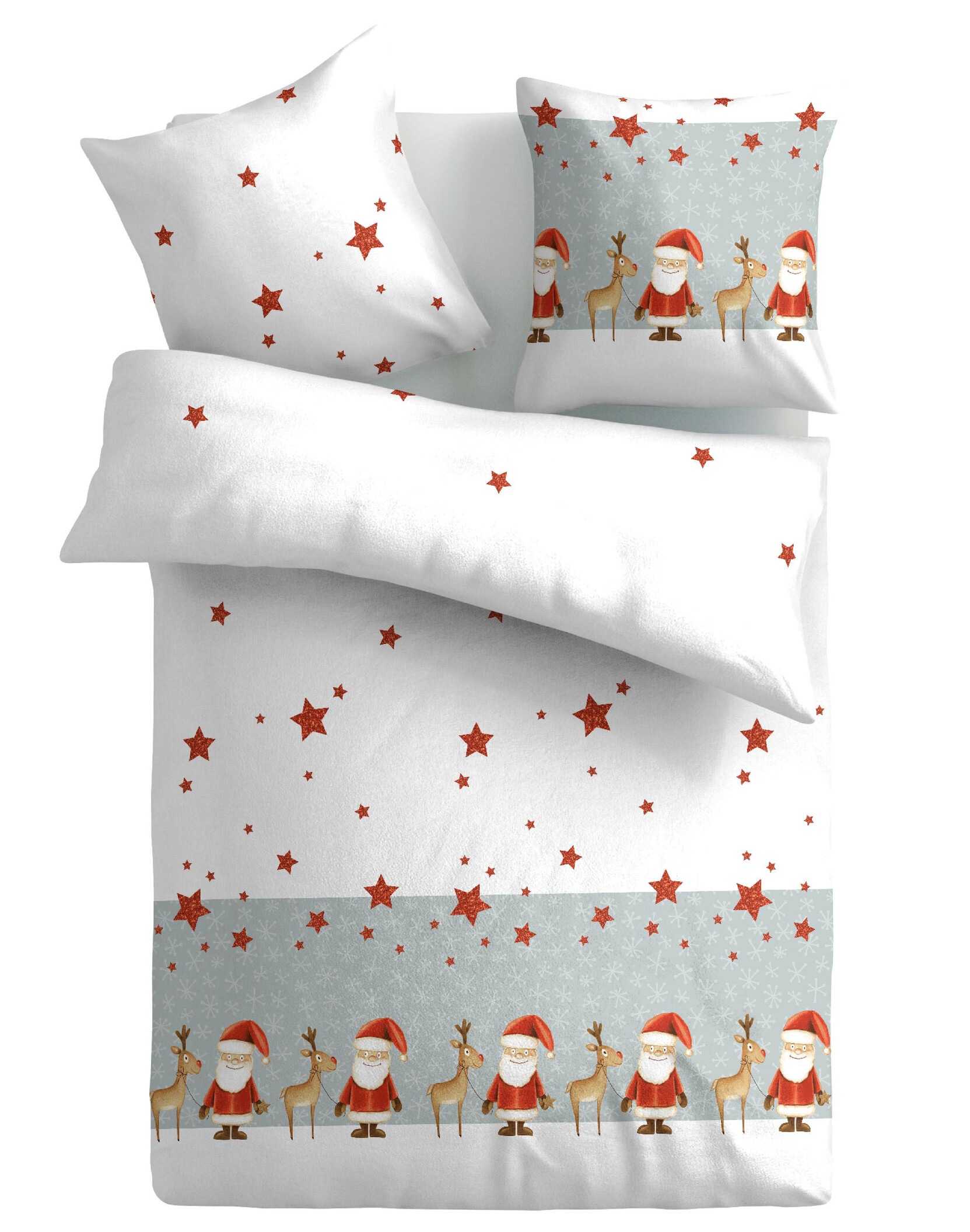 MOONLIGHT Bettwäsche »Nicola, Baumwoll-Flanell«, (2 tlg.) kaufen