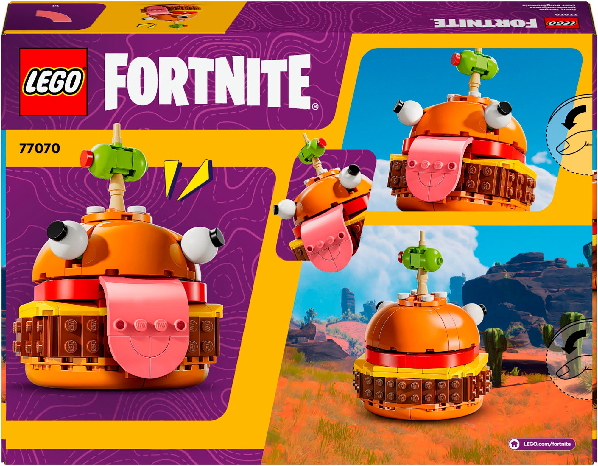 LEGO® Konstruktionsspielsteine »Durrr Burger (77070), LEGO Fortnite«, (193 St.), Made in Europe