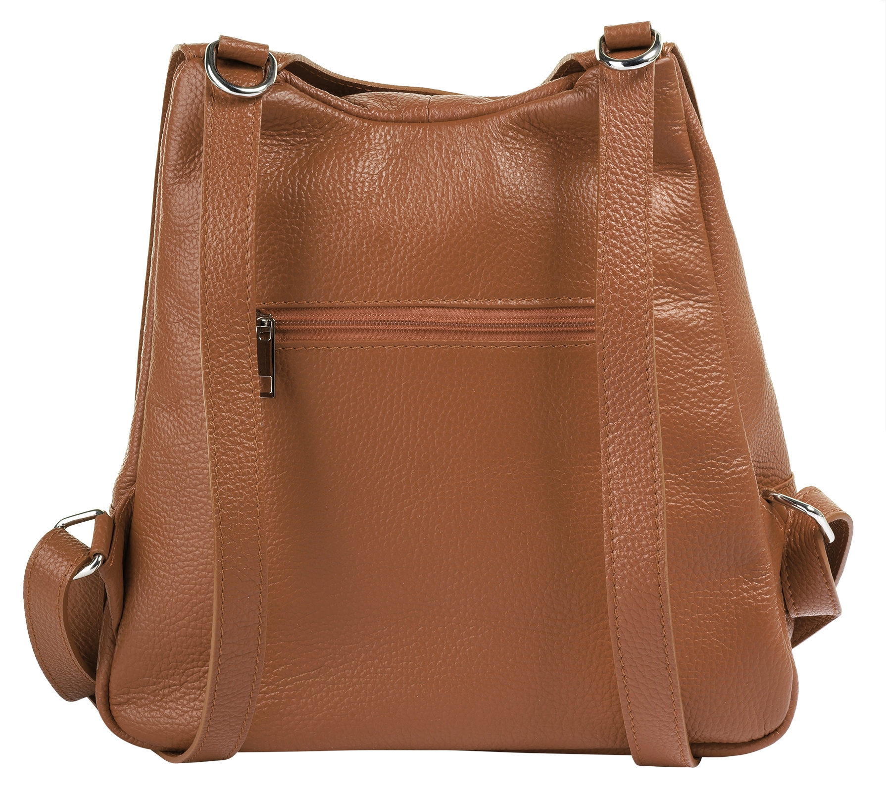 Cluty Cityrucksack, echt Leder, Made in Italy
