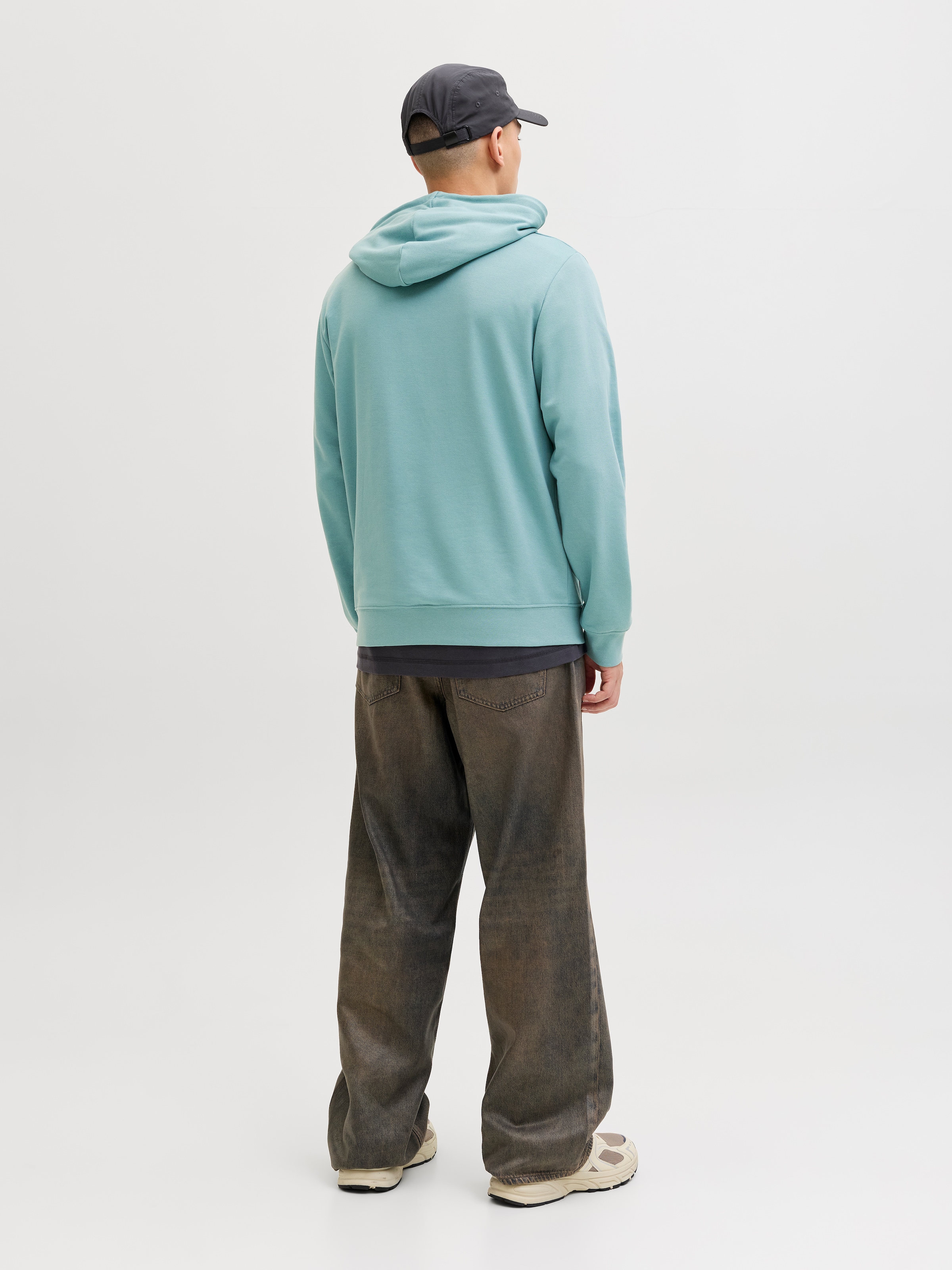 Jack & Jones Kapuzensweatshirt »JJCOLE PRINT SWEAT HOOD UNB«
