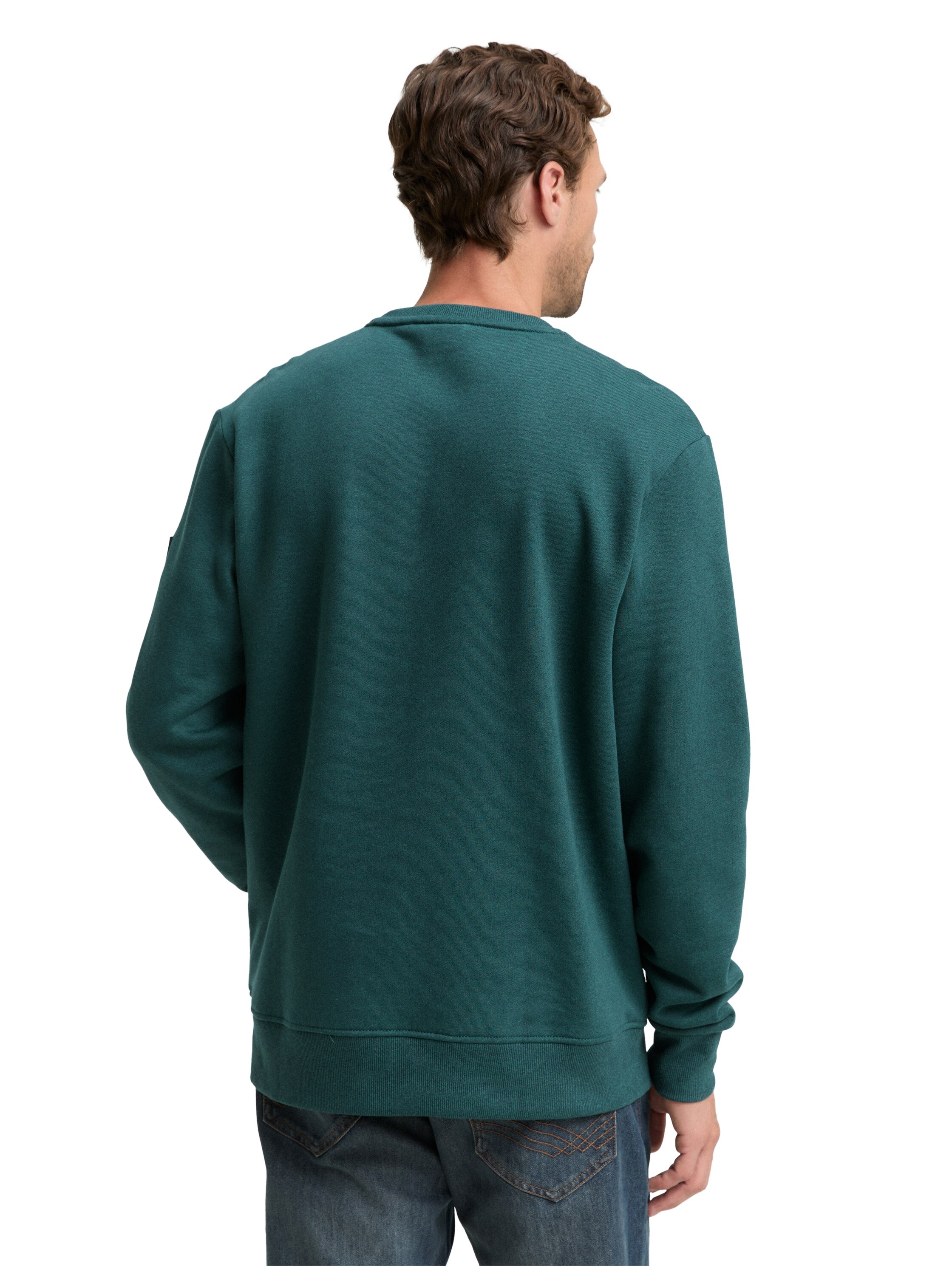 TOM TAILOR Sweatshirt mit Logo Stickerei am Arm