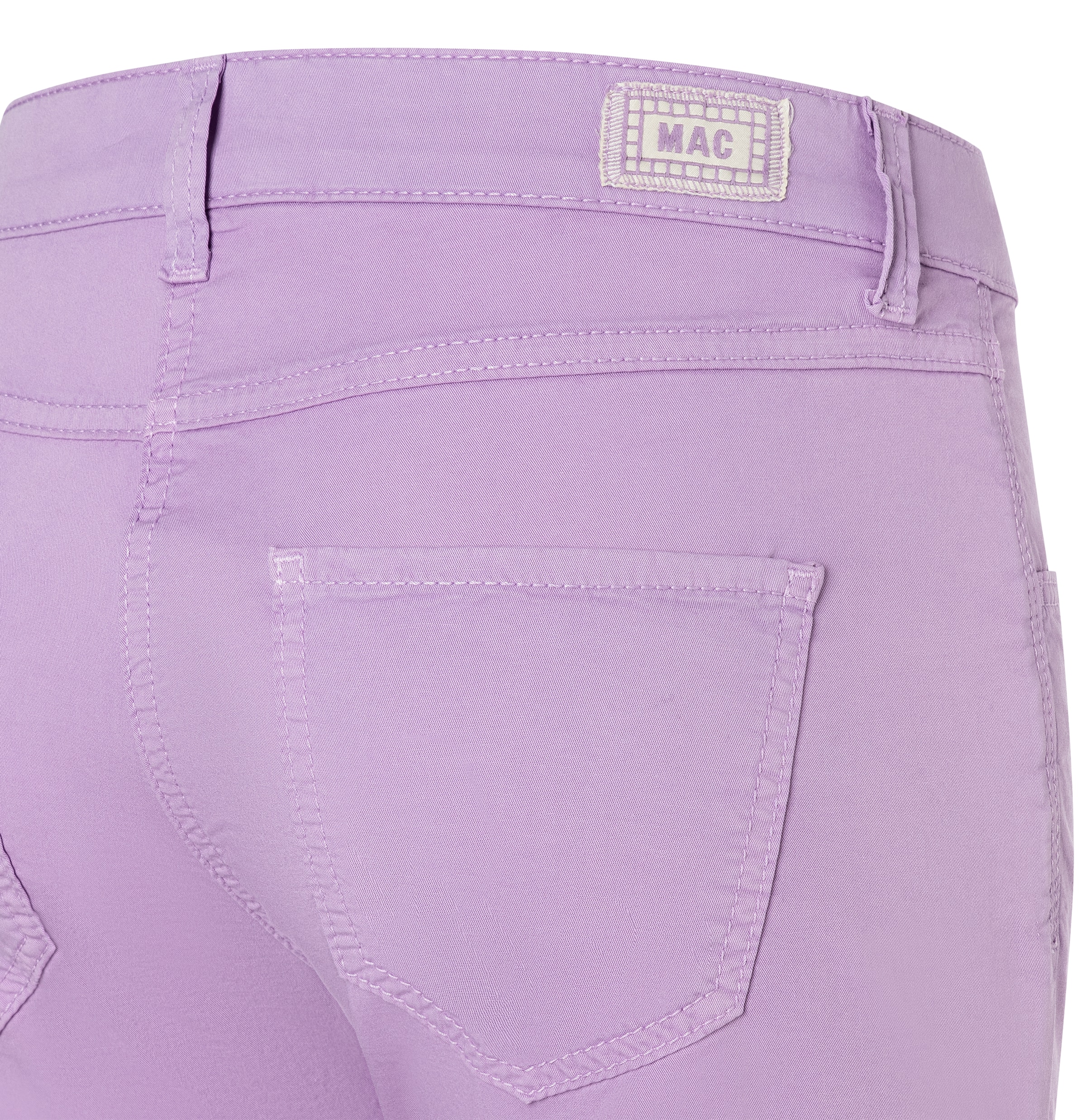 MAC Caprihose »Capri-Summer-Clean«, Sommerhose Kniebedeckend mit kleinem Schlitz am Saum