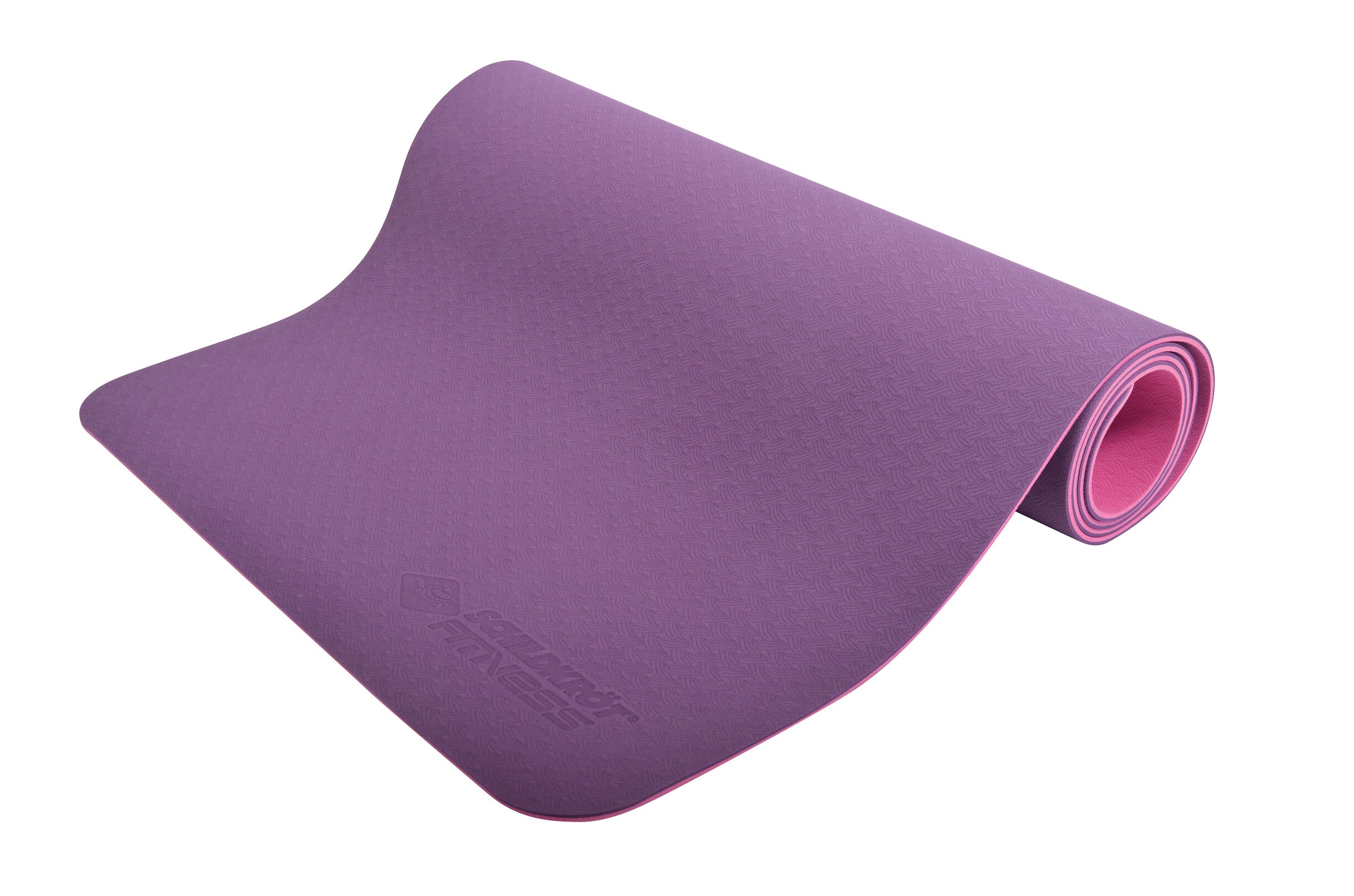 Schildkröt Yogamatte »Yogamatte 4mm BICOLOR - Violett/Rosa« Inkl. Tasche mit Kordelzug / PVC frei