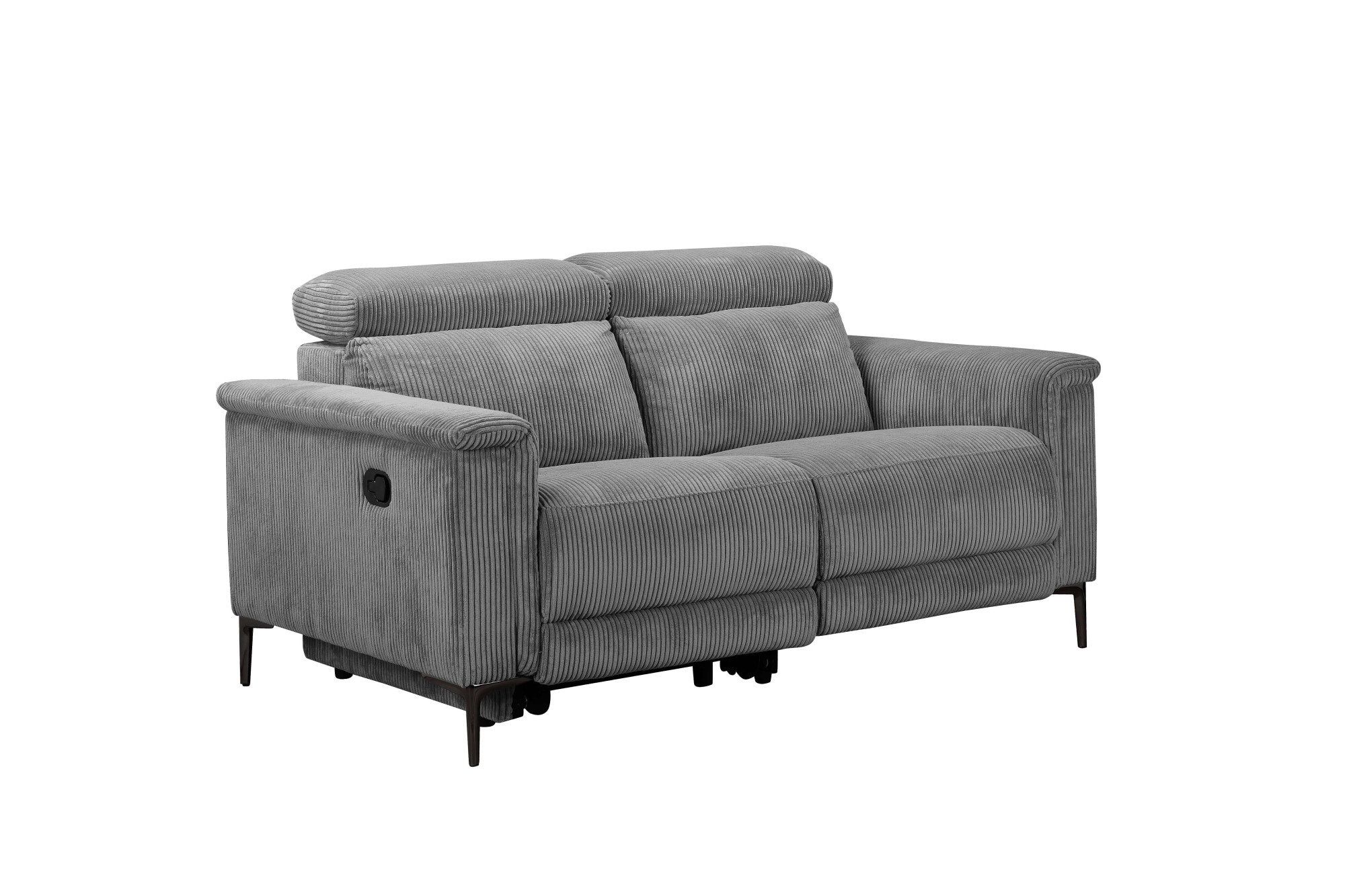 Places of Style 2-Sitzer »Lund in Cord, mit manueller o. elektrischer«, Relaxfunktion, USB-A, Kopfteilverstellung, Breite 160 cm