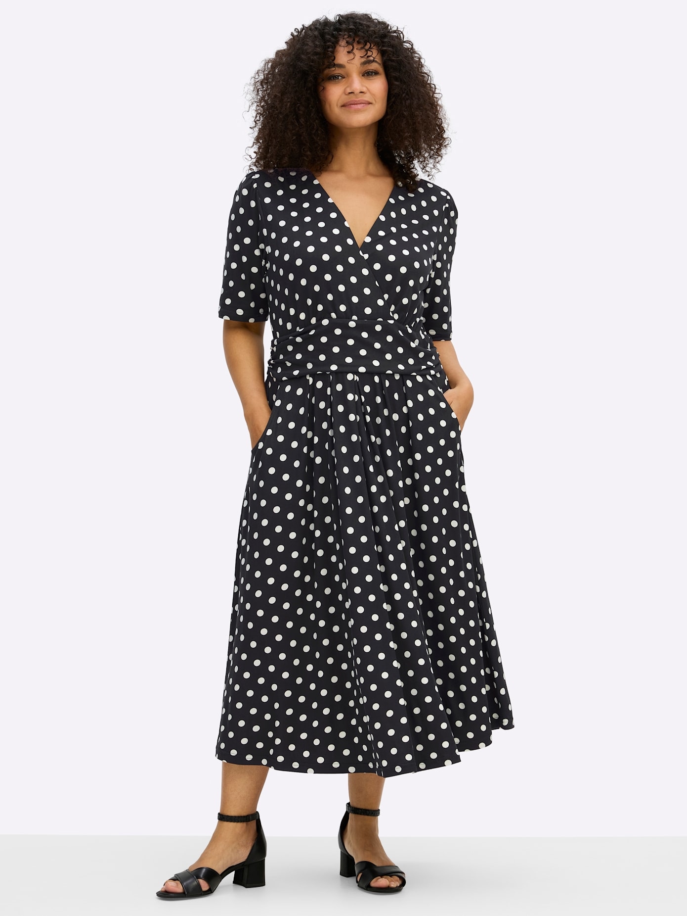 sheego by Joe Browns Jerseykleid »Jersey-Kleid« Eingrifftaschen