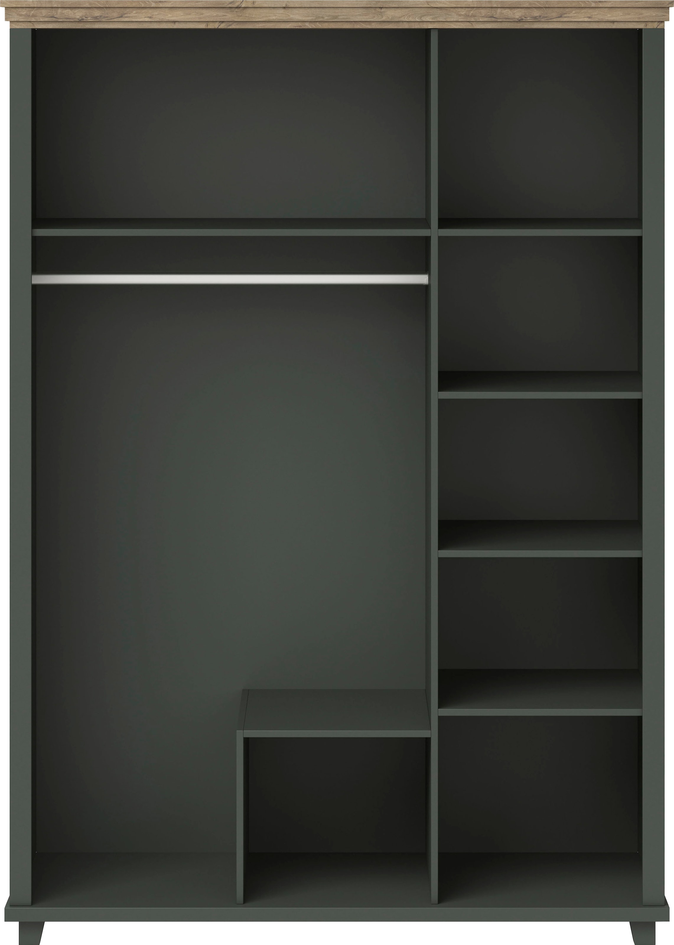 Home affaire Drehtürenschrank »Evora, Landhausschrank in 3 verschieden Größen, Türen mit Soft- Close« Kleiderschrank mit Spiegel, aus FSC®-zertifiziertem Holzwerkstoff