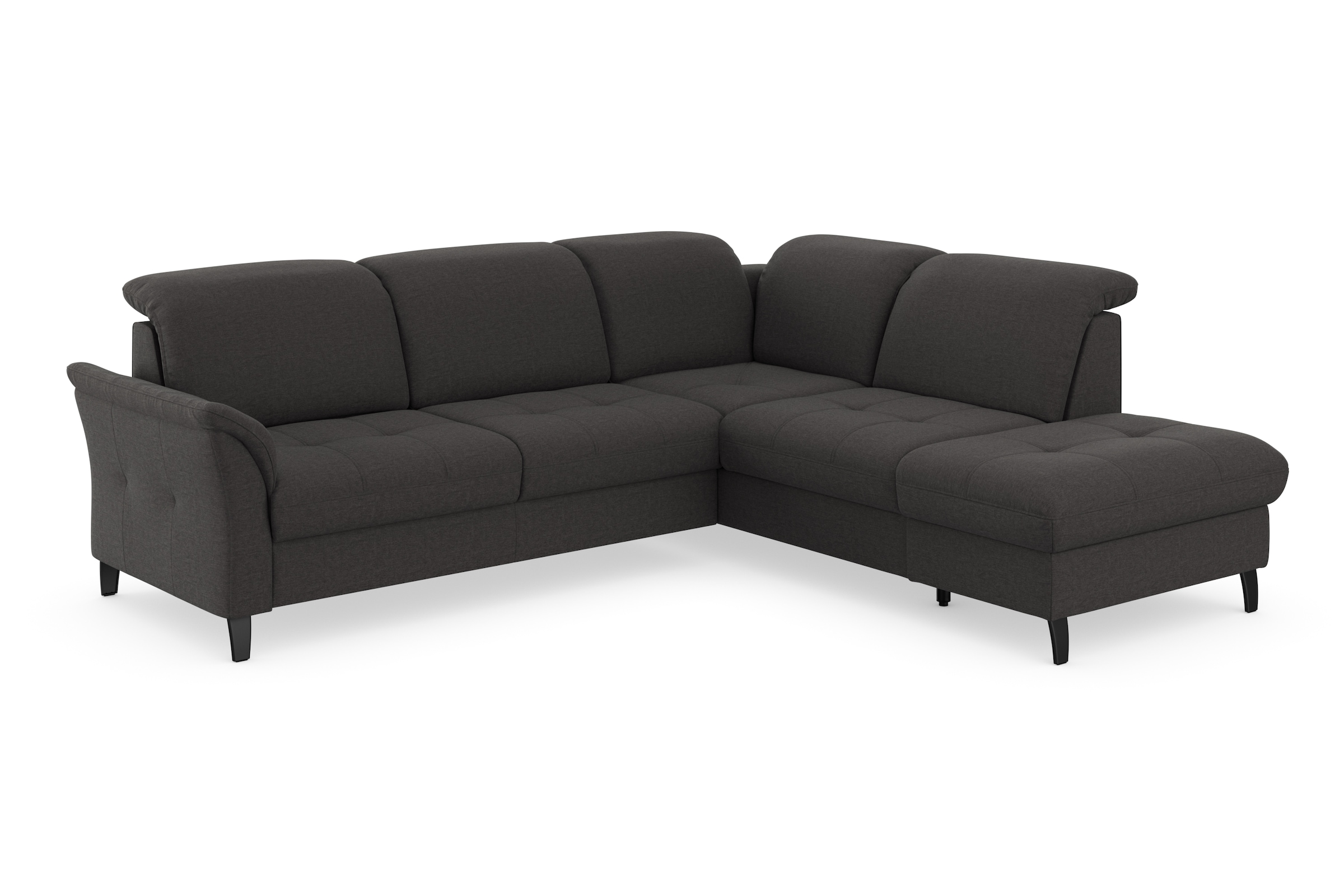 sit&more Ecksofa »Maggiore L-Form«, wahlweise mit Kopfteilverstellung, Bettfunktion und Stauraum