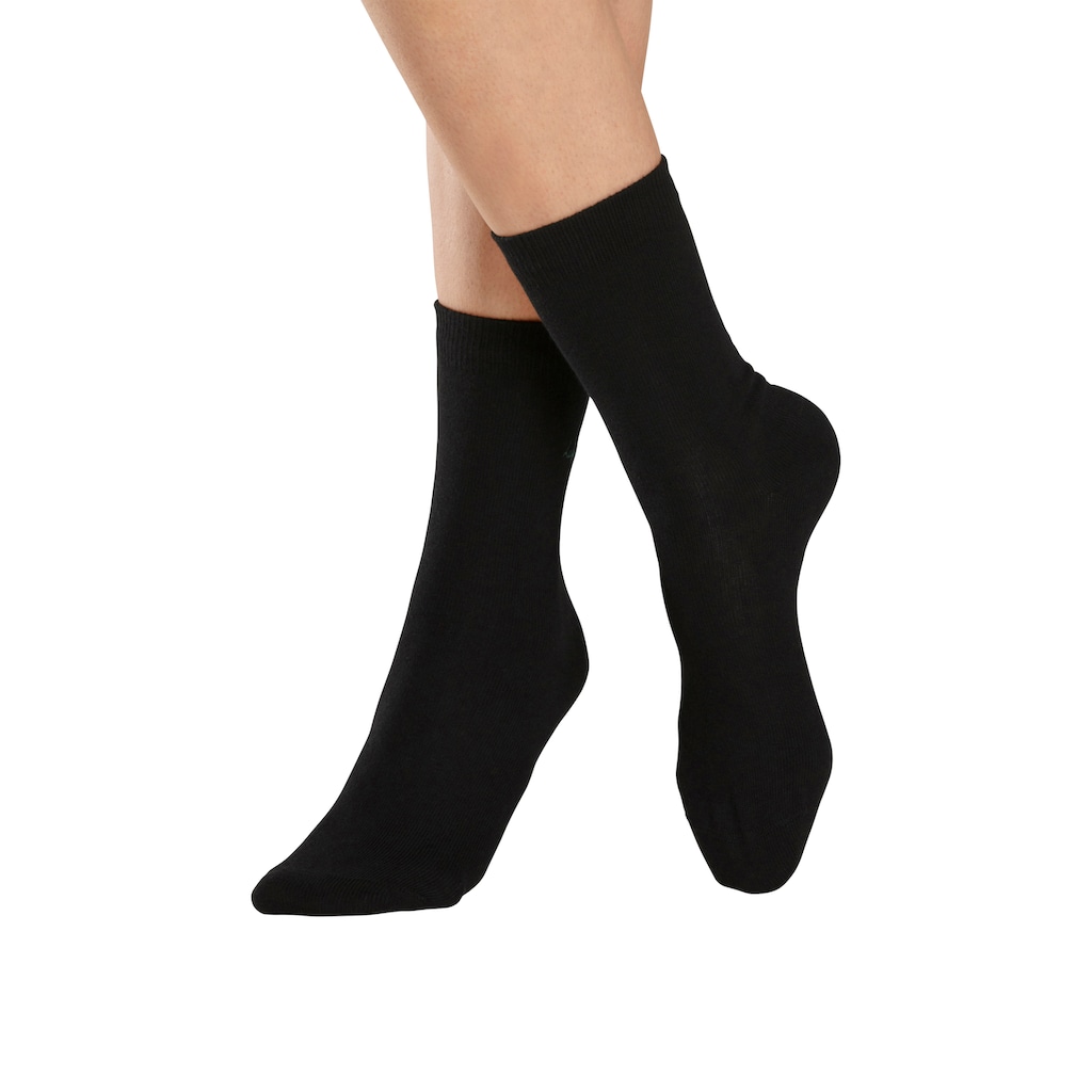 LASCANA Basicsocken, (Box, 7 Paar)