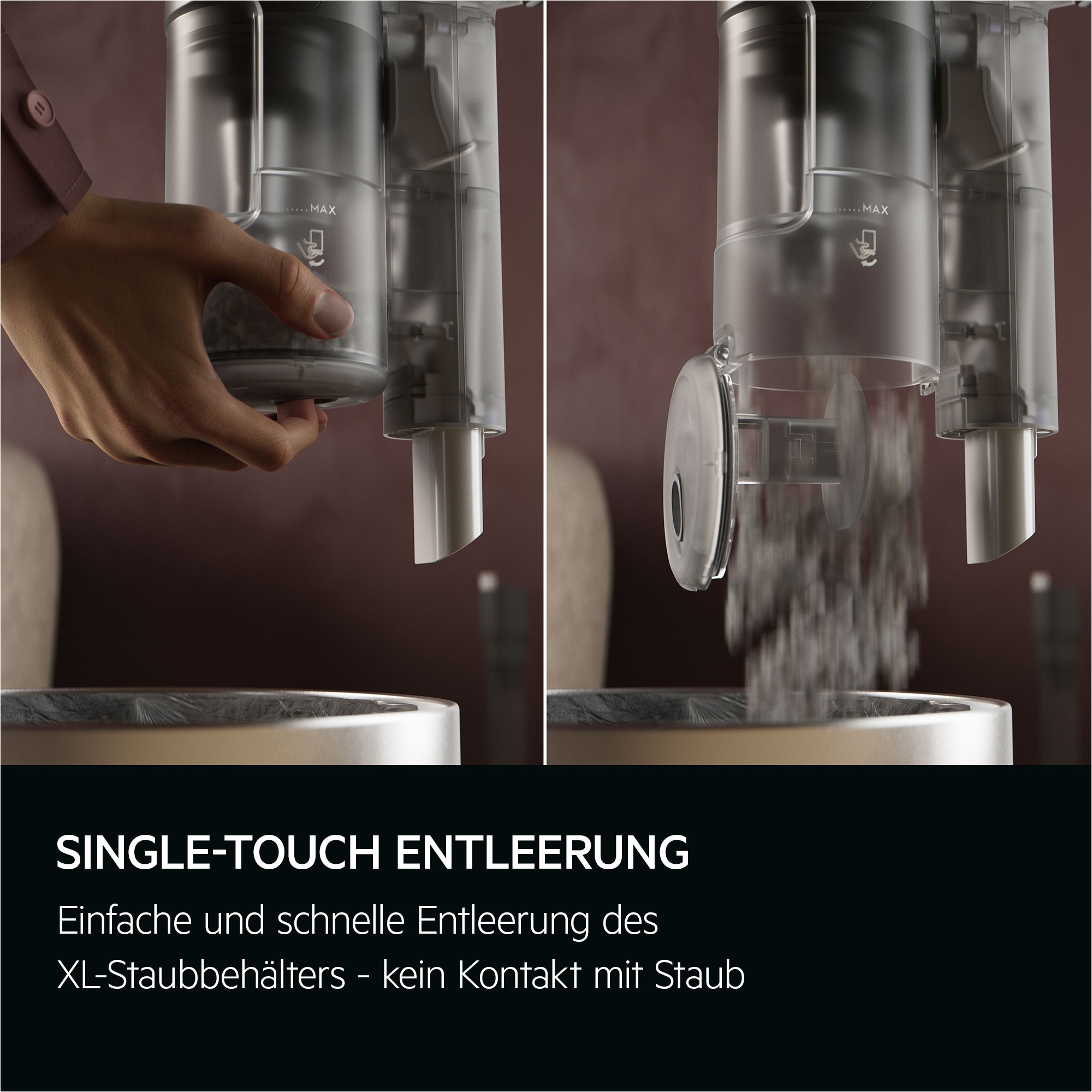 AEG Akku-Hand-und Stielstaubsauger »6000 AKKU-STAUBSAUGER (AP61HB21SH)«, sehr leicht 2,5 kg, 53 % Recyclingmaterial, bis zu 50 Min. Laufzeit