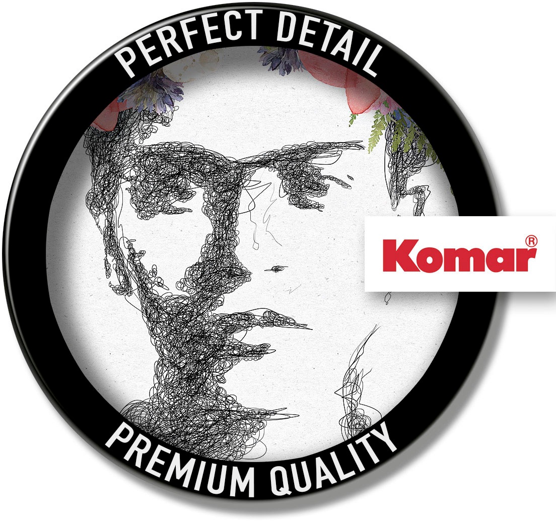Komar Wandbild »Leticia Fineline«, (1 St.), Deutsches Premium-Poster Fotopapier mit seidenmatter Oberfläche und hoher Lichtbeständigkeit. Für fotorealistische Drucke mit gestochen scharfen Details und hervorragender Farbbrillanz.
