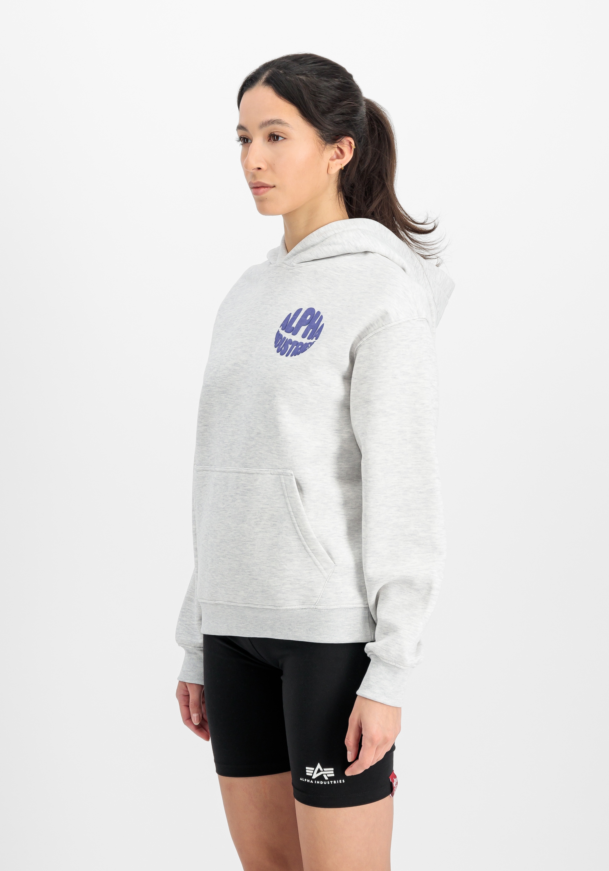 Alpha Industries Hoodie »Alpha Industries Women - Hoodies Logo Hoodie Backprint W«