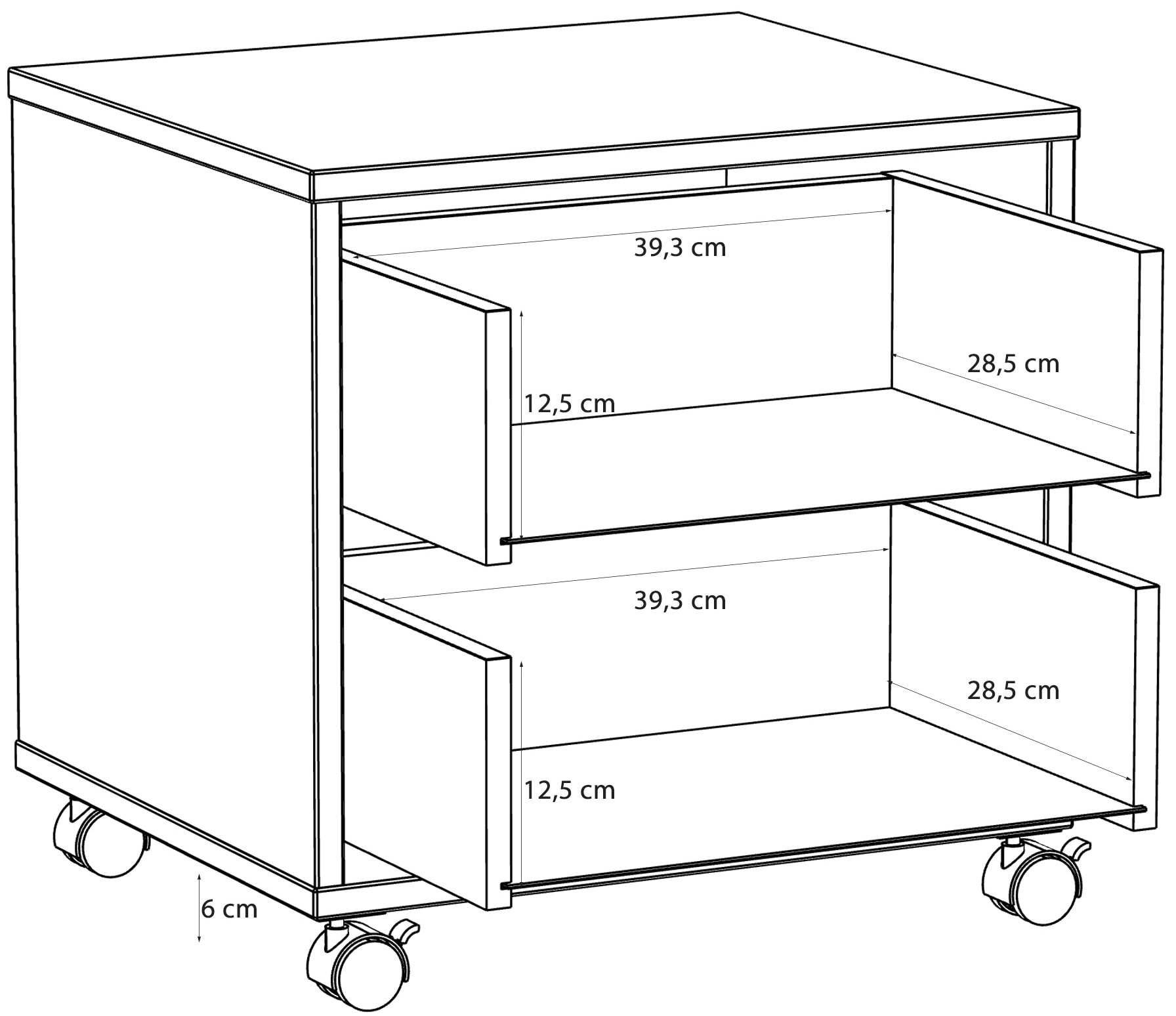 FORTE Nachtkommode »Milles Jugendzimmer«