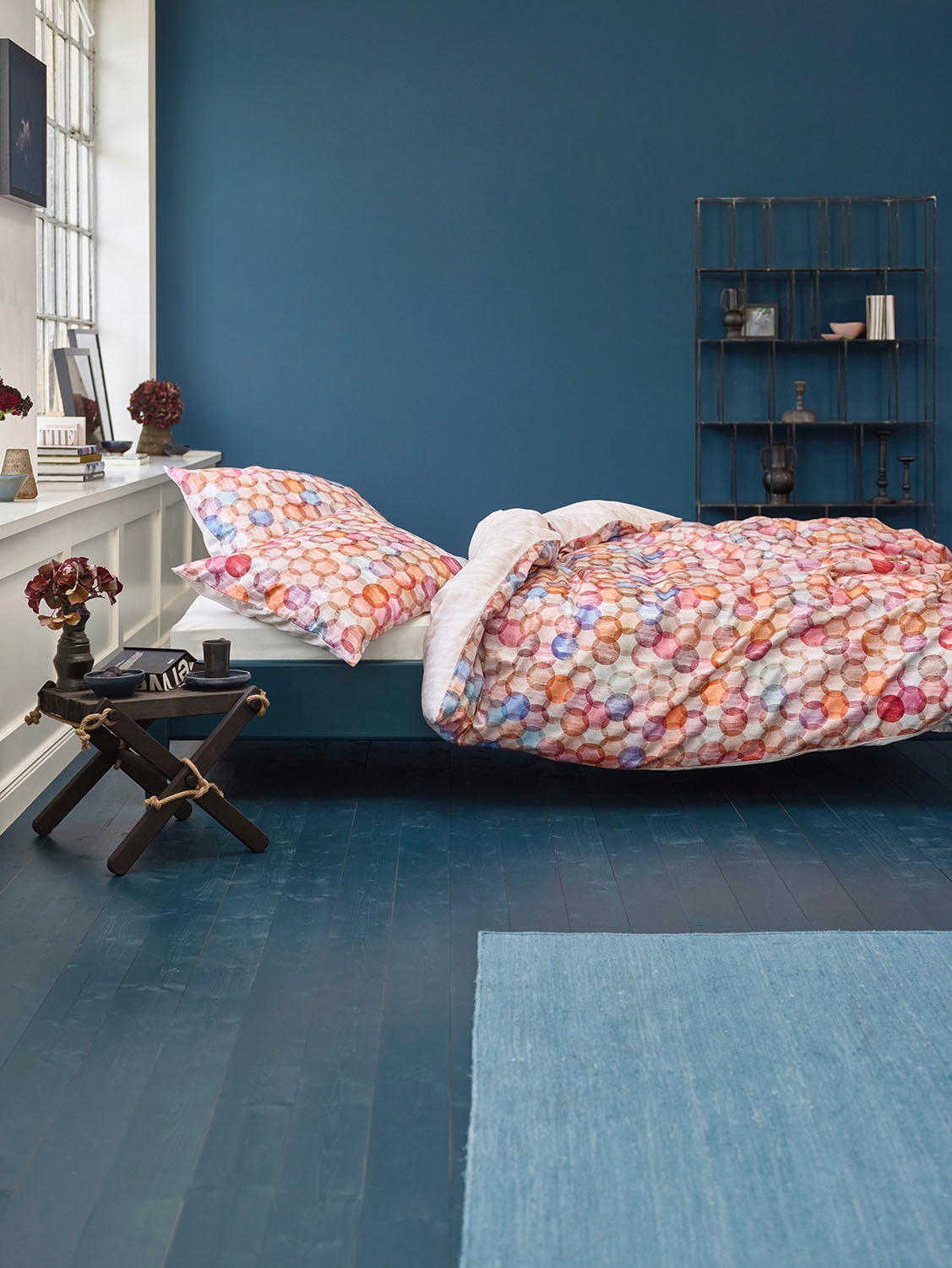 Esprit Teppich »Rainbow Kelim«, rechteckig, Kinderzimmer, Baumwolle, Flachgewebe 100% einfarbig aus Wohnzimmer