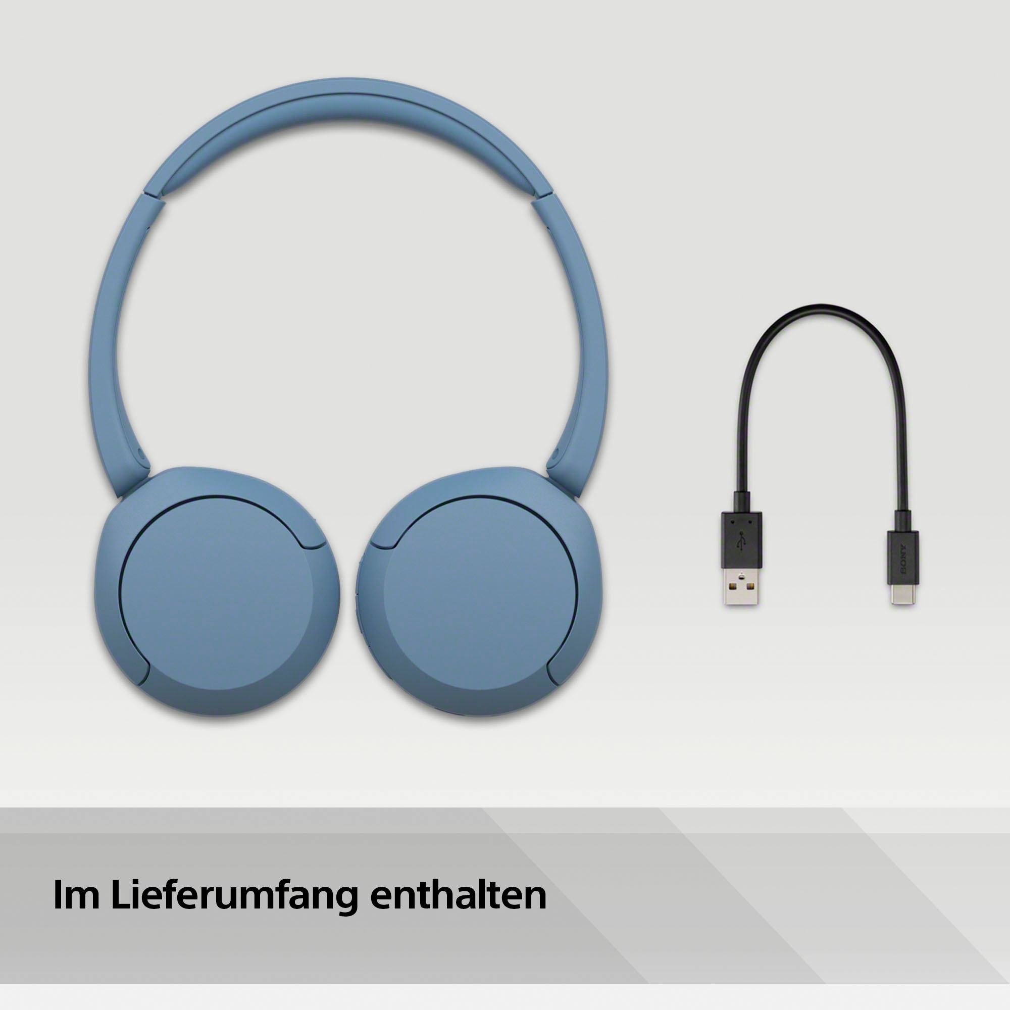 Sony On-Ear-Kopfhörer »WHCH520«, Bluetooth, Freisprechfunktion-Rauschunterdrückung, 50 Std. Akkulaufzeit