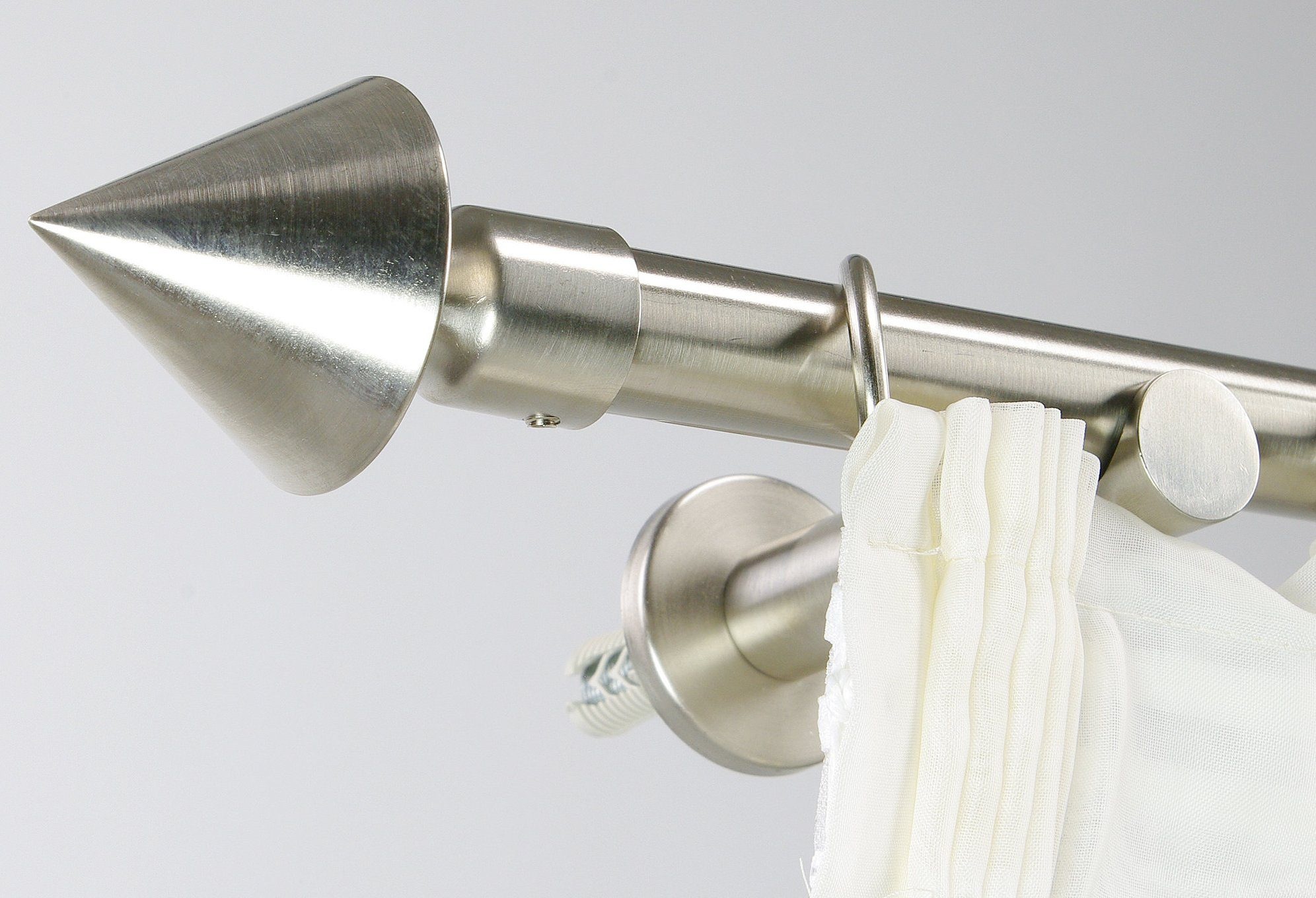 Liedeco Gardinenstange »Kegel«, 1 läufig-läufig, Fixmaß