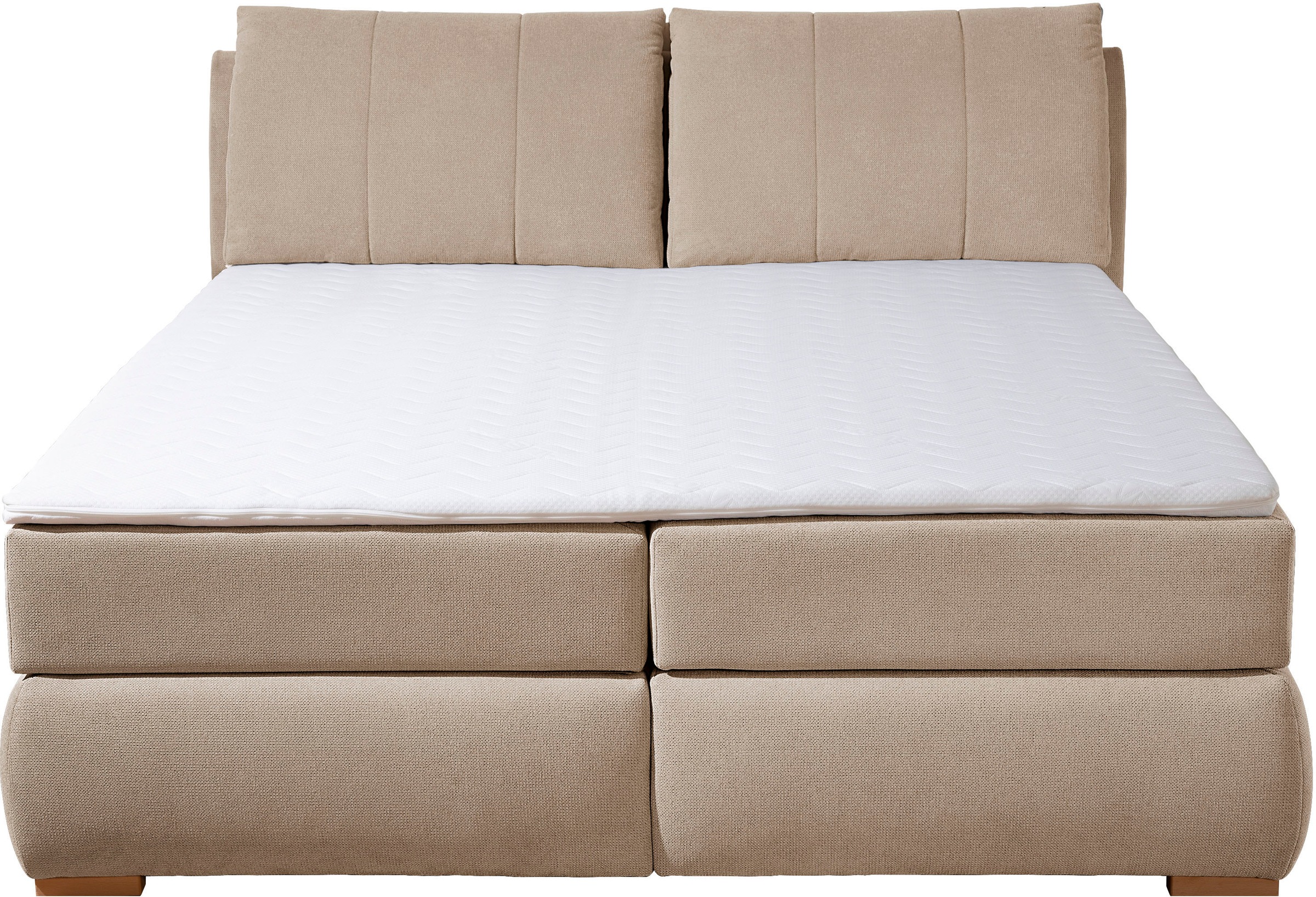 Home affaire Boxspringbett »Breitenthal«, abnehmbare Rückenkissen mit Klettband