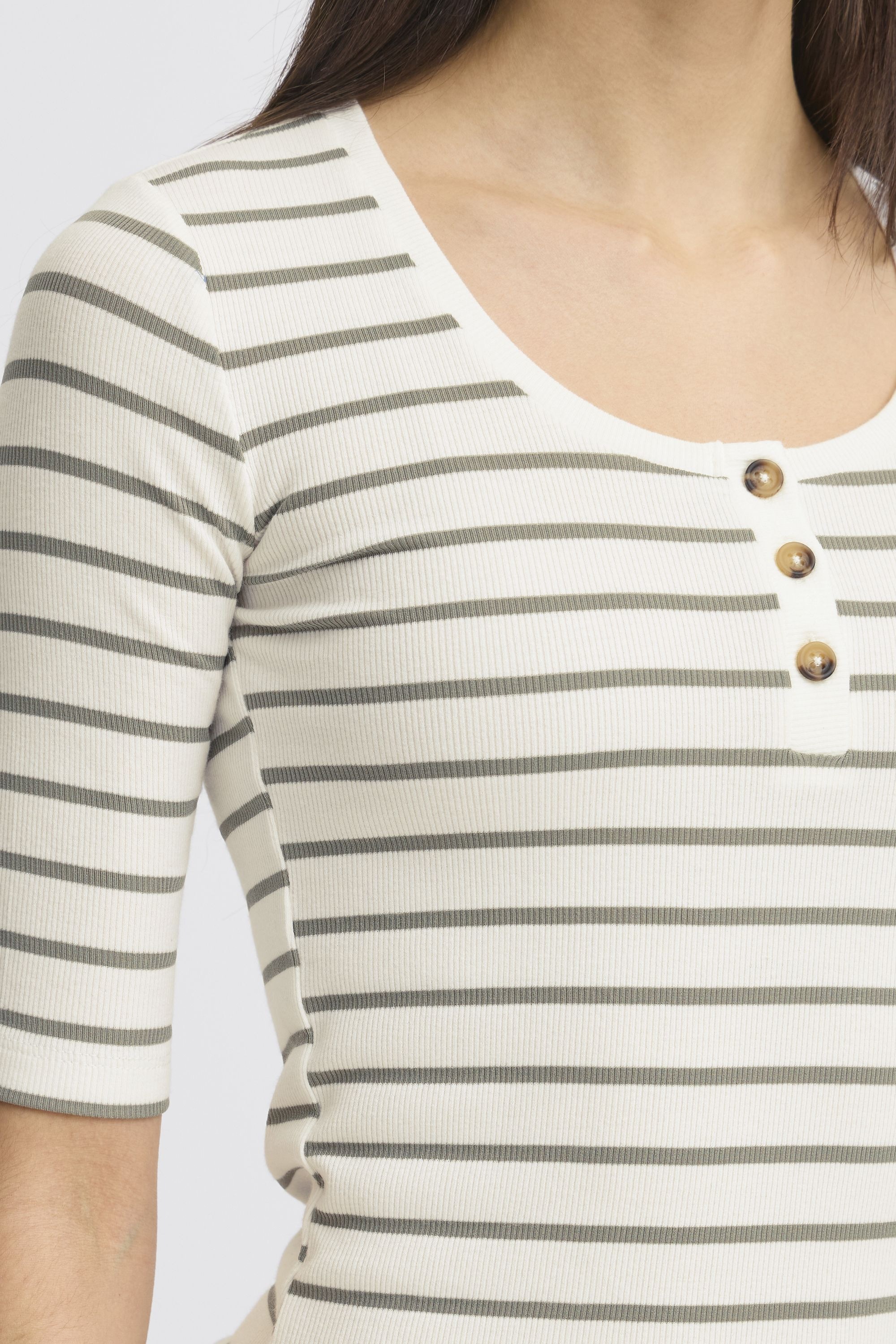fransa Rundhalsshirt »Rundhalsshirt FRHIZAMOND stripe«