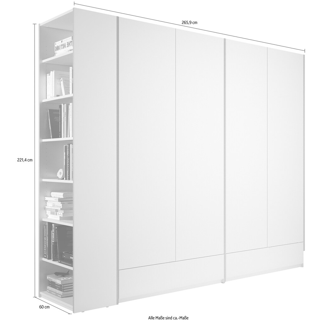 Müller SMALL LIVING Kleiderschrank »Modular Plus Variante 4«