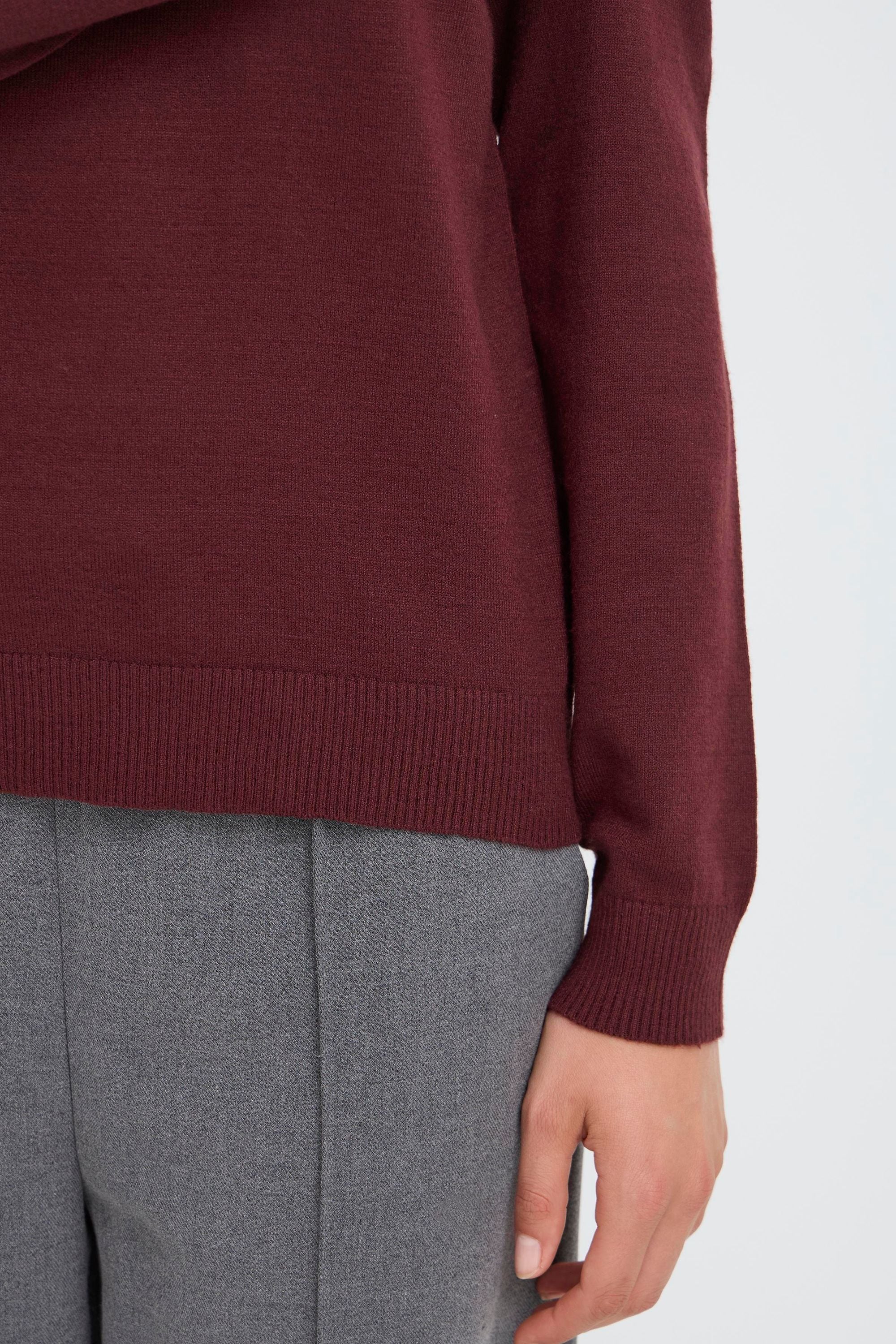 OXMO Strickfleece-Pullover »Strickpullover OXBMMNORA RAGLAN JUMPER«