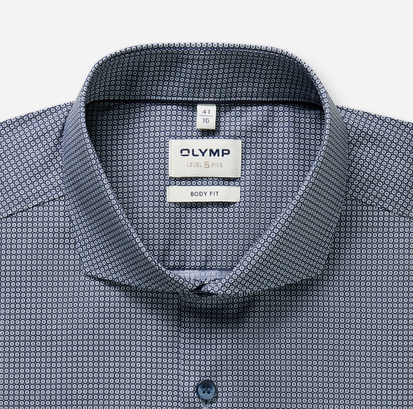 OLYMP Langarmhemd »Level Five« Businesshemd, body fit, Haifischkragen