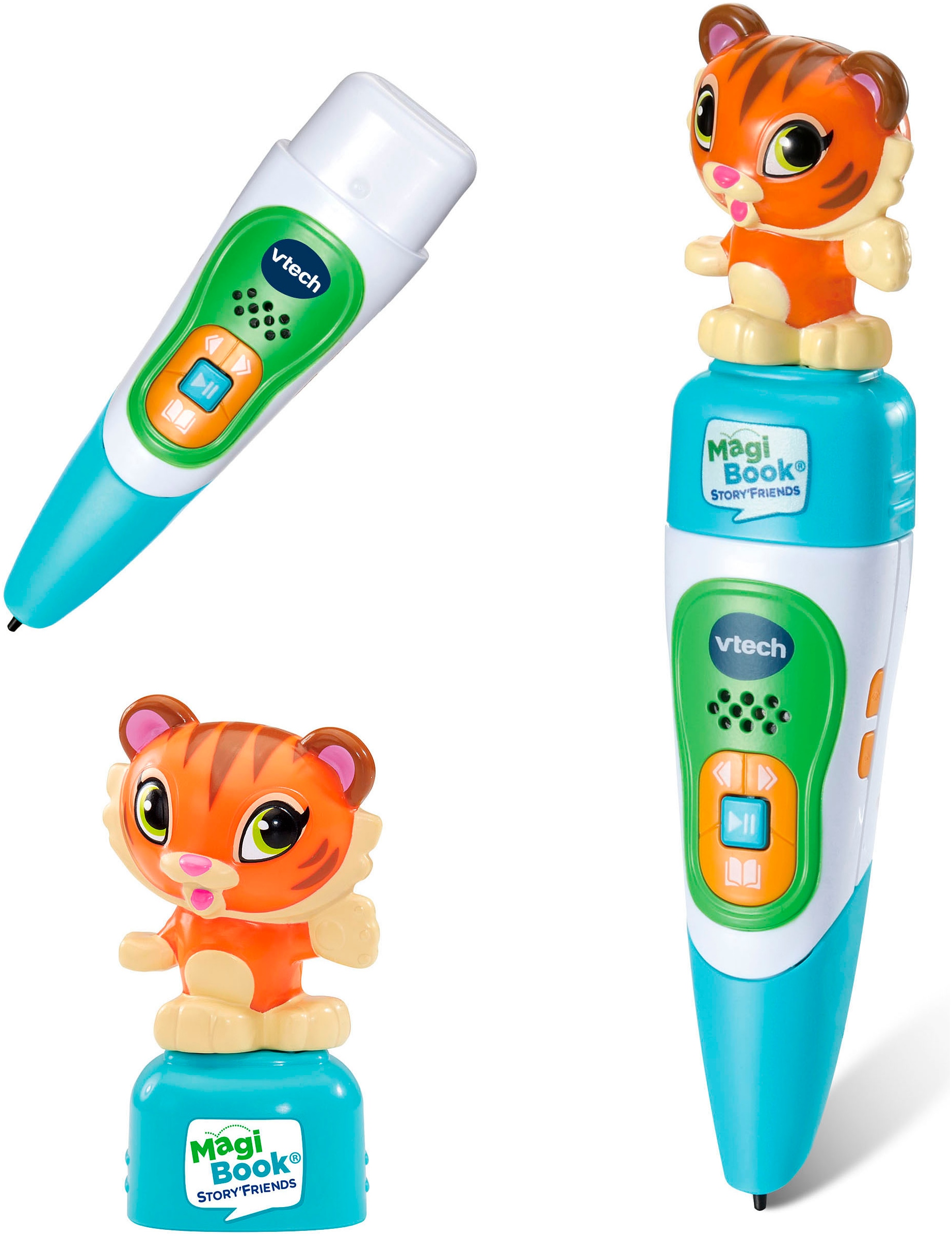 Vtech® Kinderbuch »Magibook Story'Friends inkl. Buch Tagesabläufe Lernstufe 1«