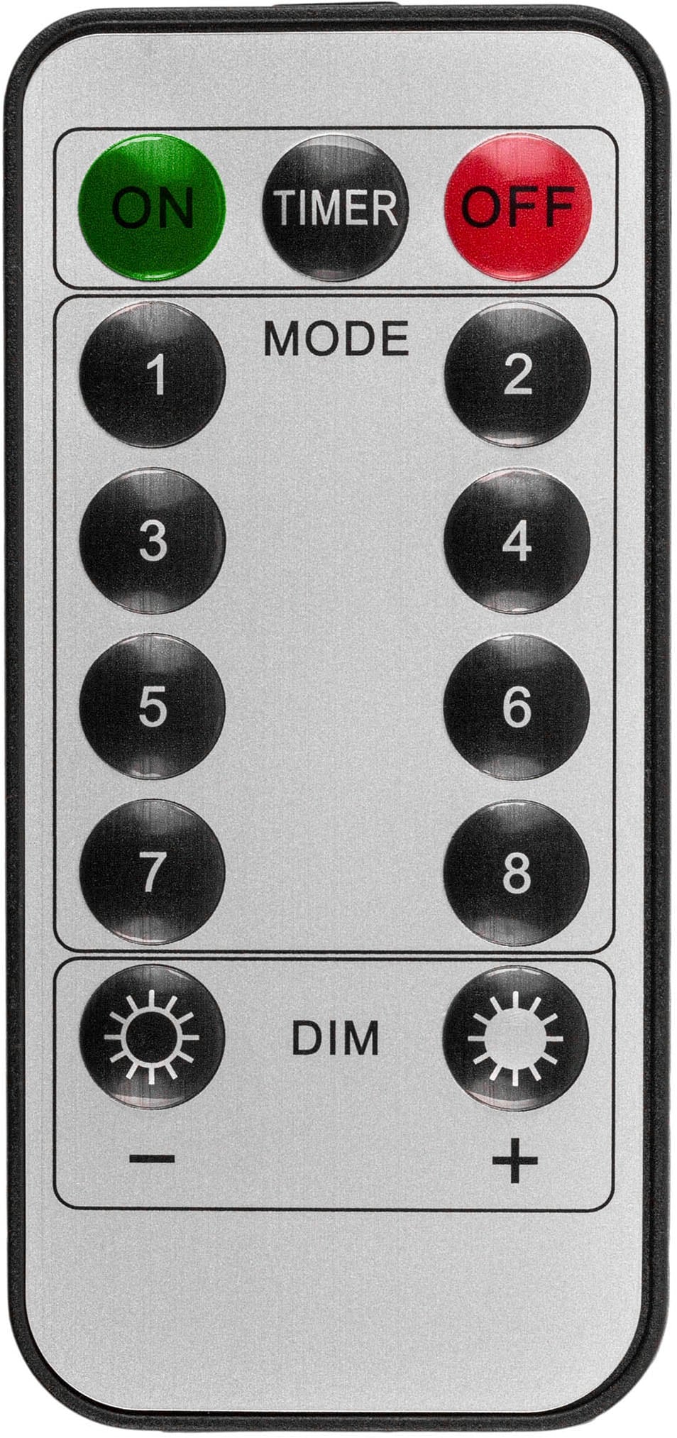 näve LED-Lichterkette »Becul« 50 Stk.-flammig Solar, 50 Leuchtkugeln, 8 Leuchtmodi per Fernbedienung inkl., Timer